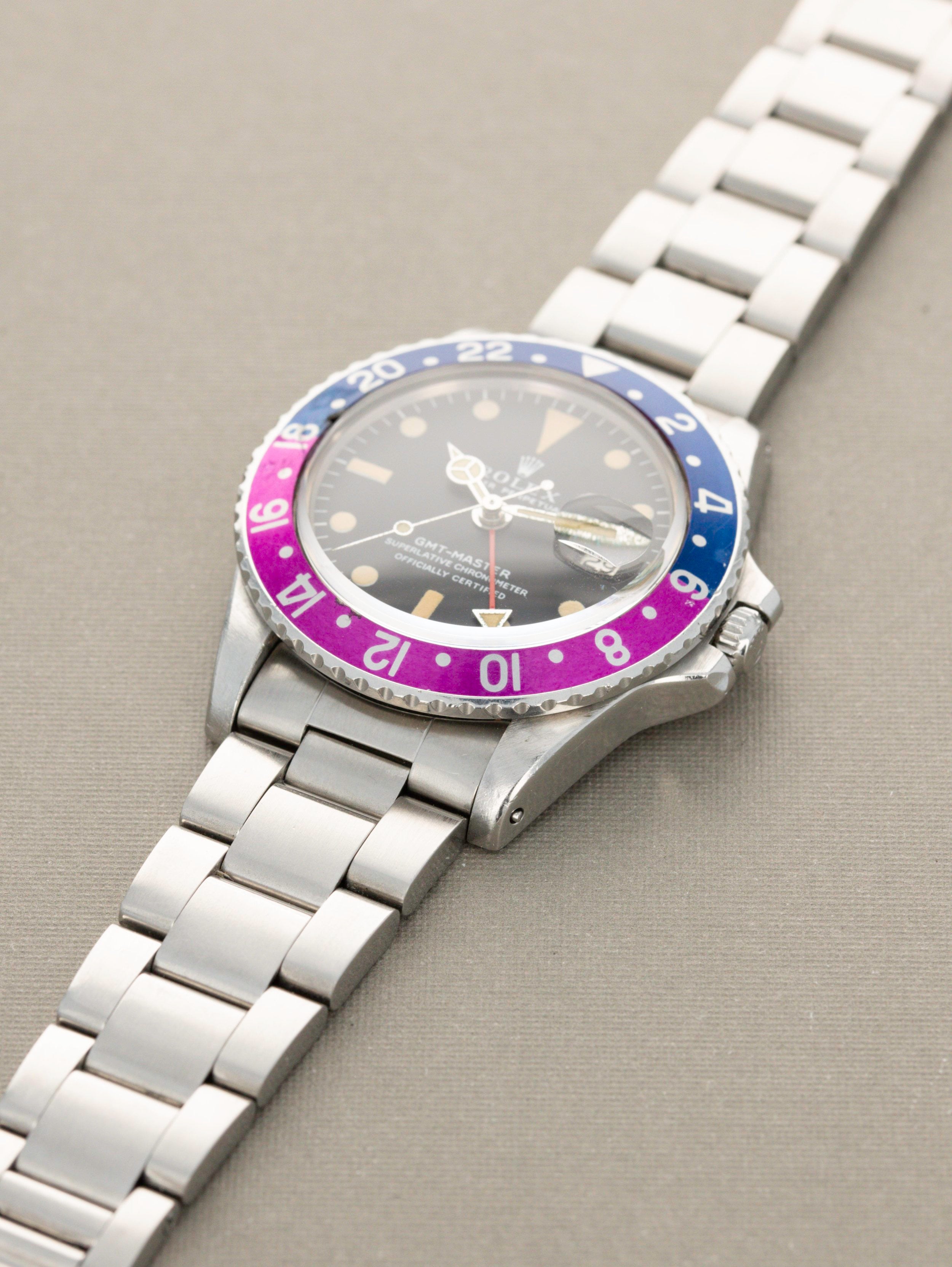 Rolex GMT-Master Ref. 1675 - MK1 'Fuchsia' Bezel