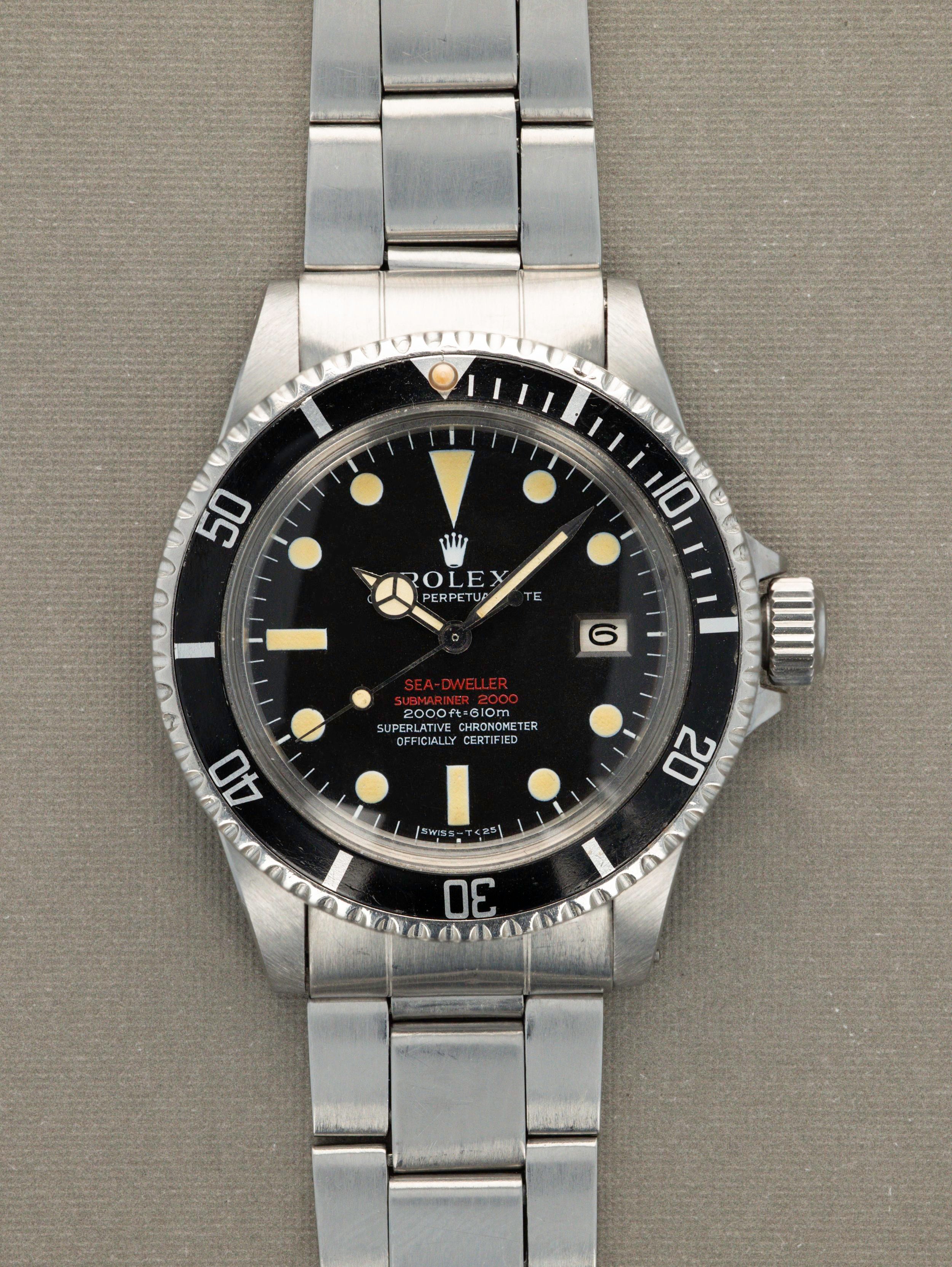 Rolex Double Red Sea-Dweller Ref. 1665 Mk. 2 Thin Case