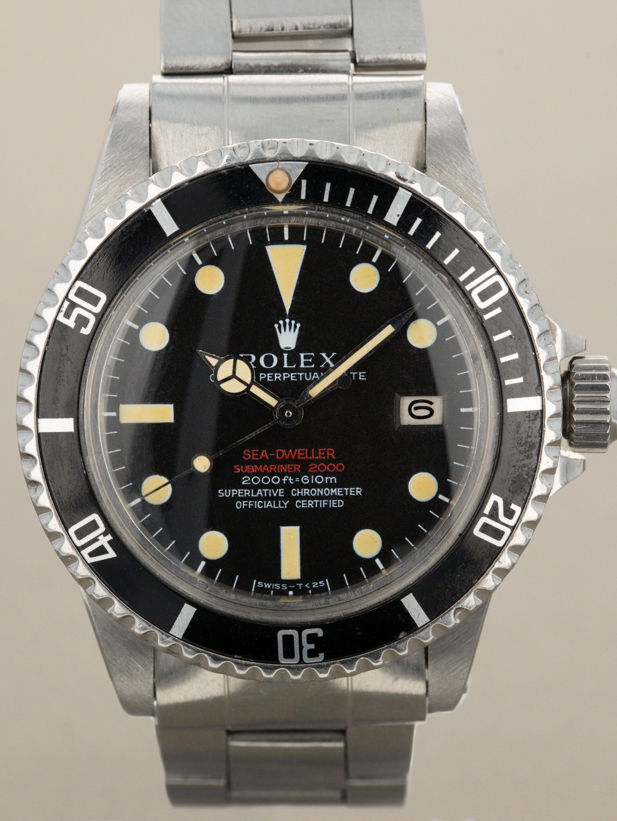 Rolex Double Red Sea-Dweller Ref. 1665 Mk. 2 Thin Case
