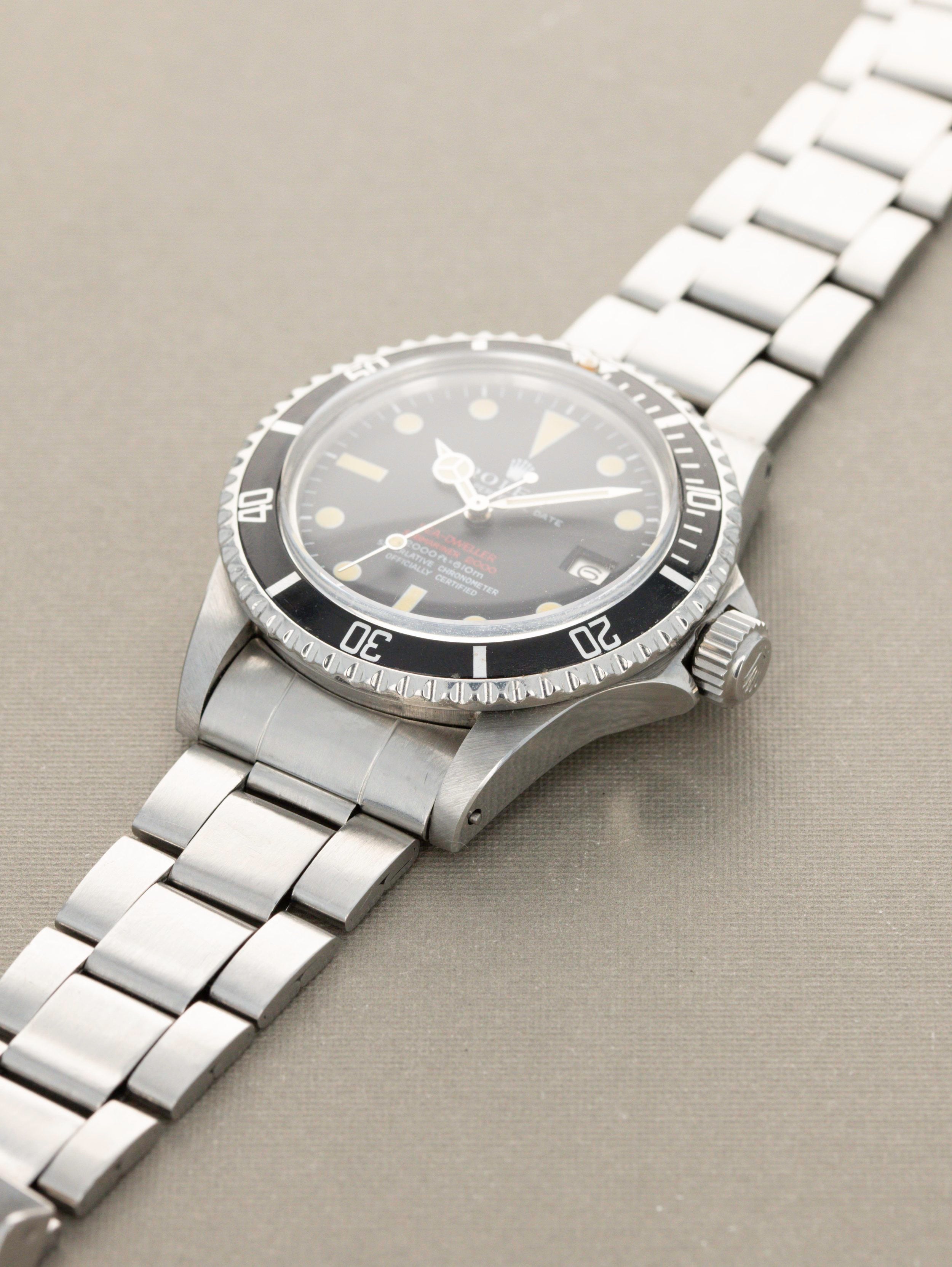 Rolex Double Red Sea-Dweller Ref. 1665 Mk. 2 Thin Case