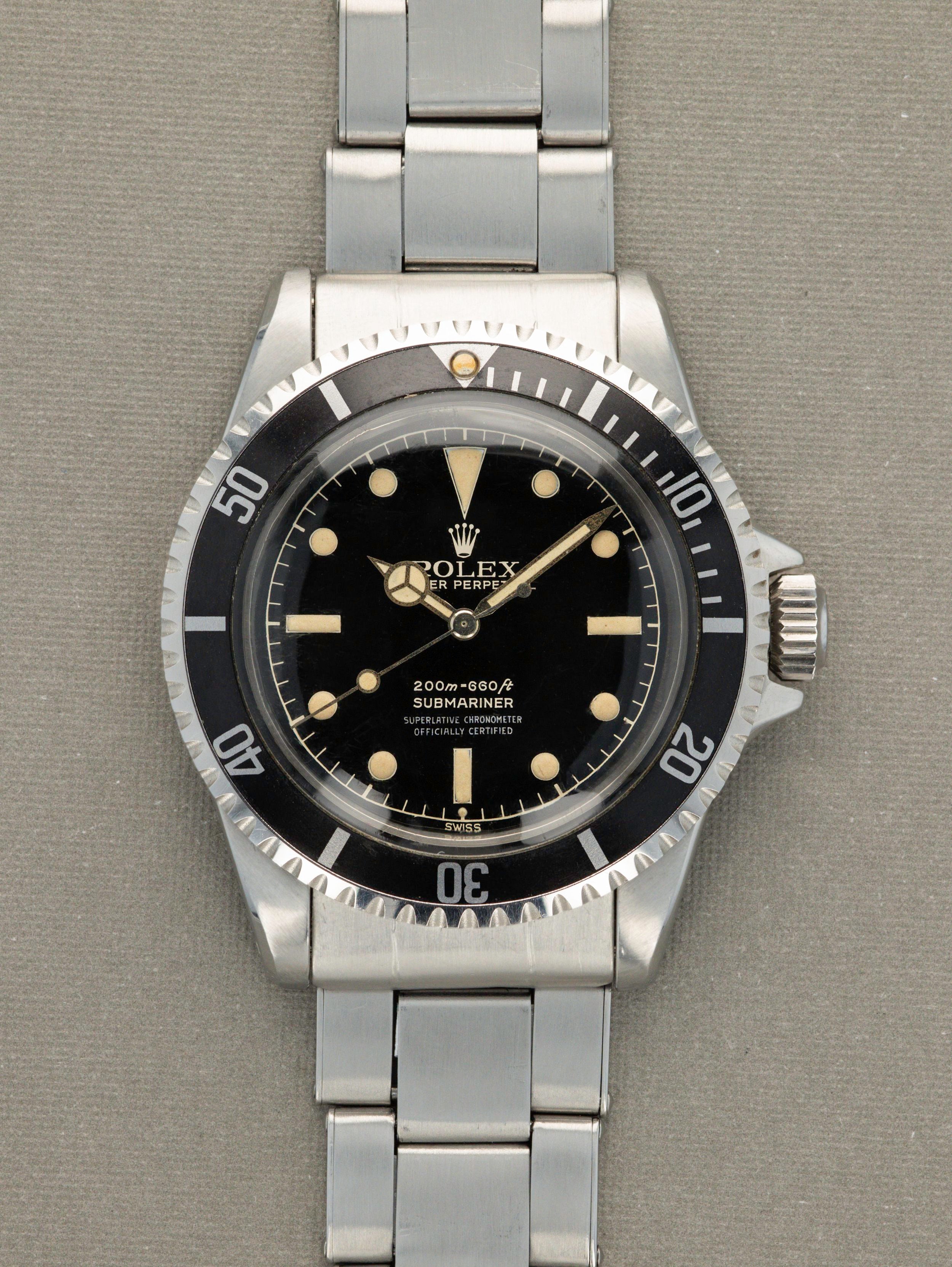 Rolex Submariner Ref. 5512 - 'Gilt 4-Line Chapter Ring PCG Exclamation Point'