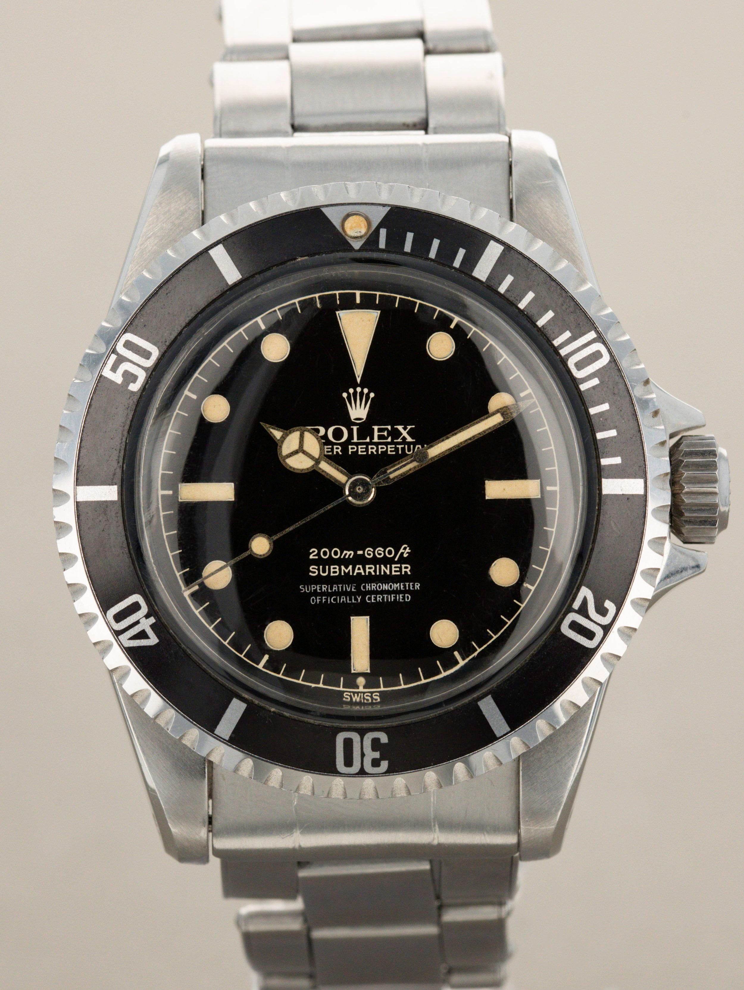 Rolex Submariner Ref. 5512 - 'Gilt 4-Line Chapter Ring PCG Exclamation Point'