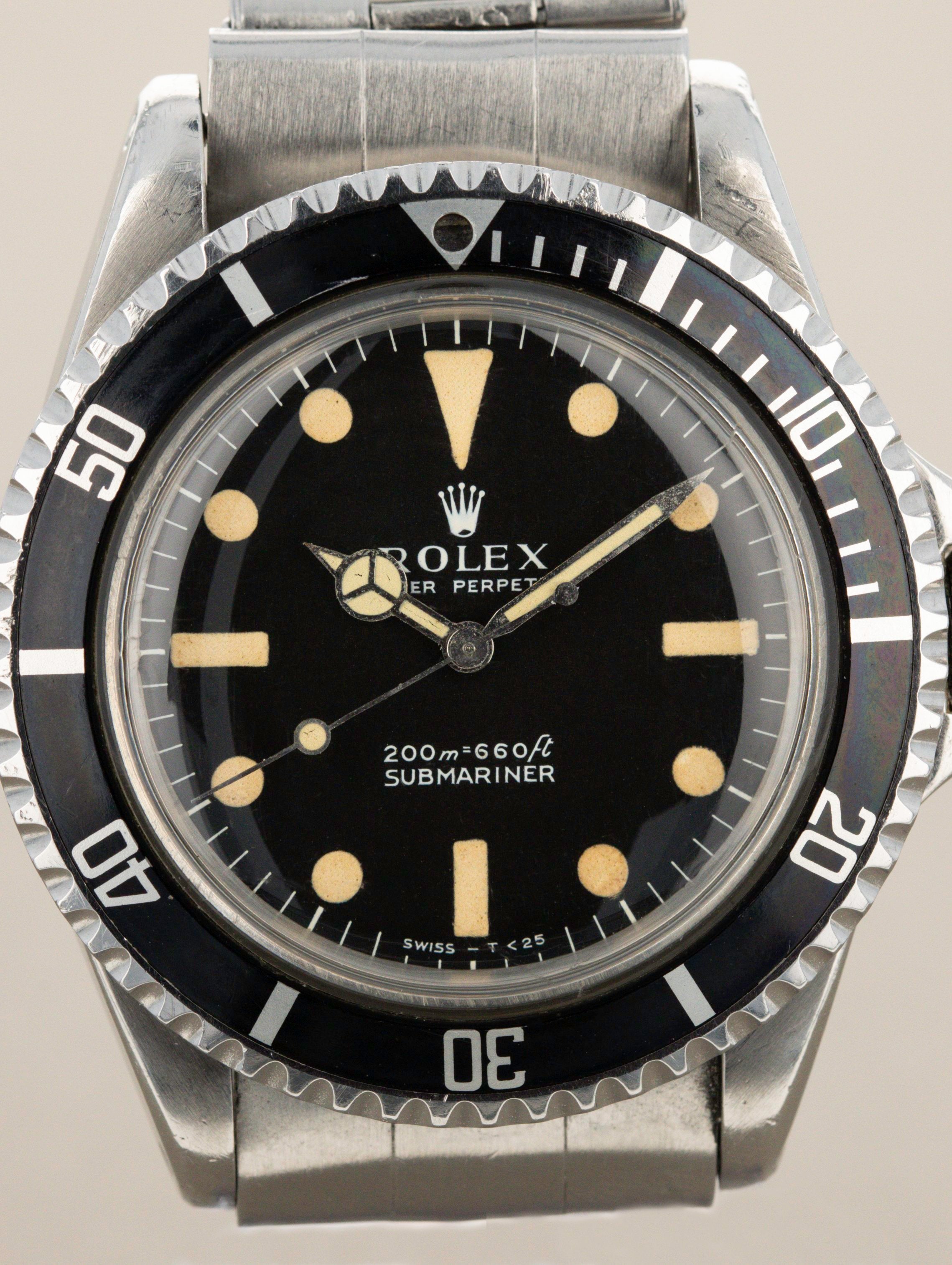Rolex Submariner Ref. 5513 Meters First