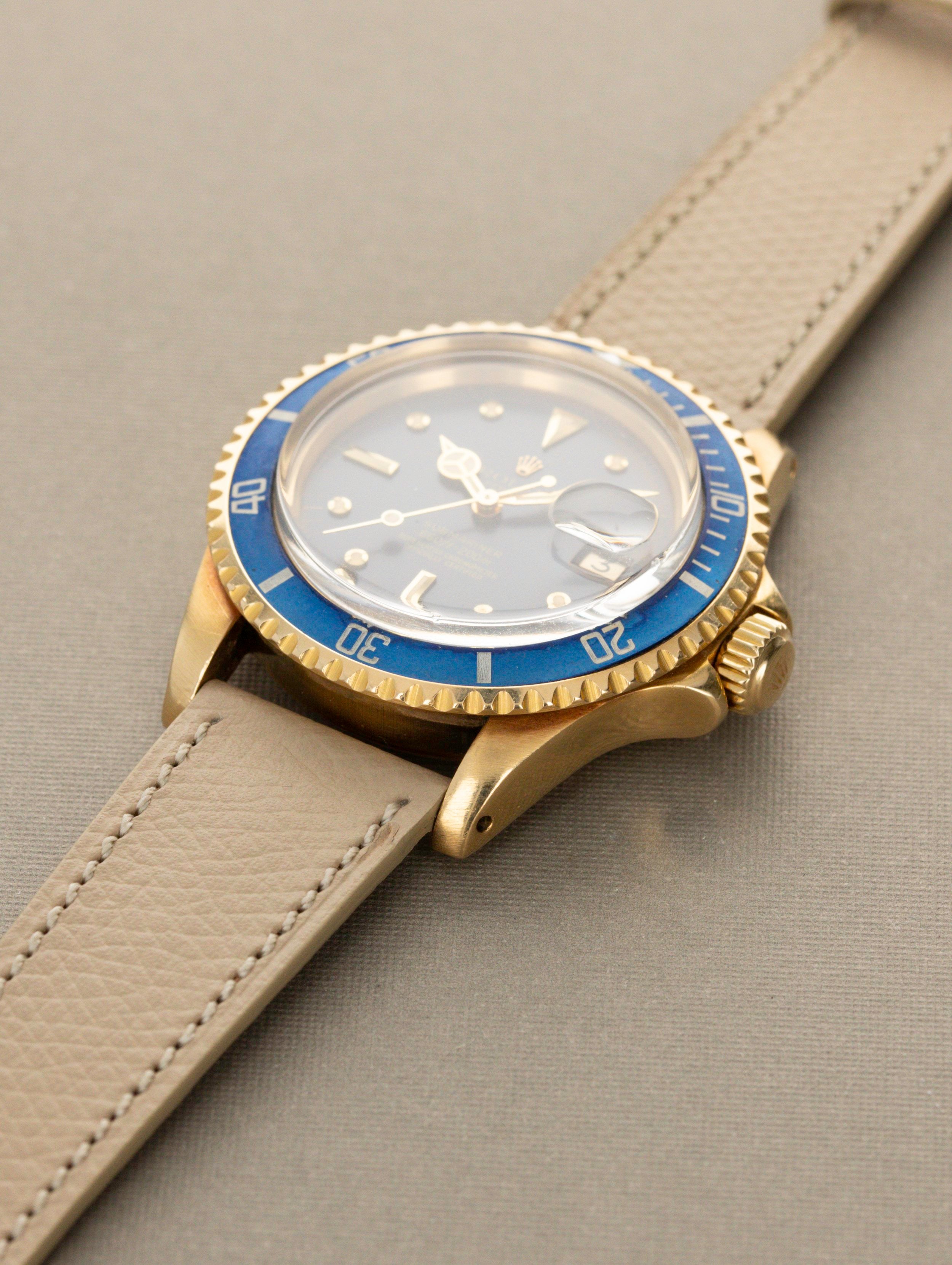 Rolex Submariner Ref. 1680 18k Matte Blue