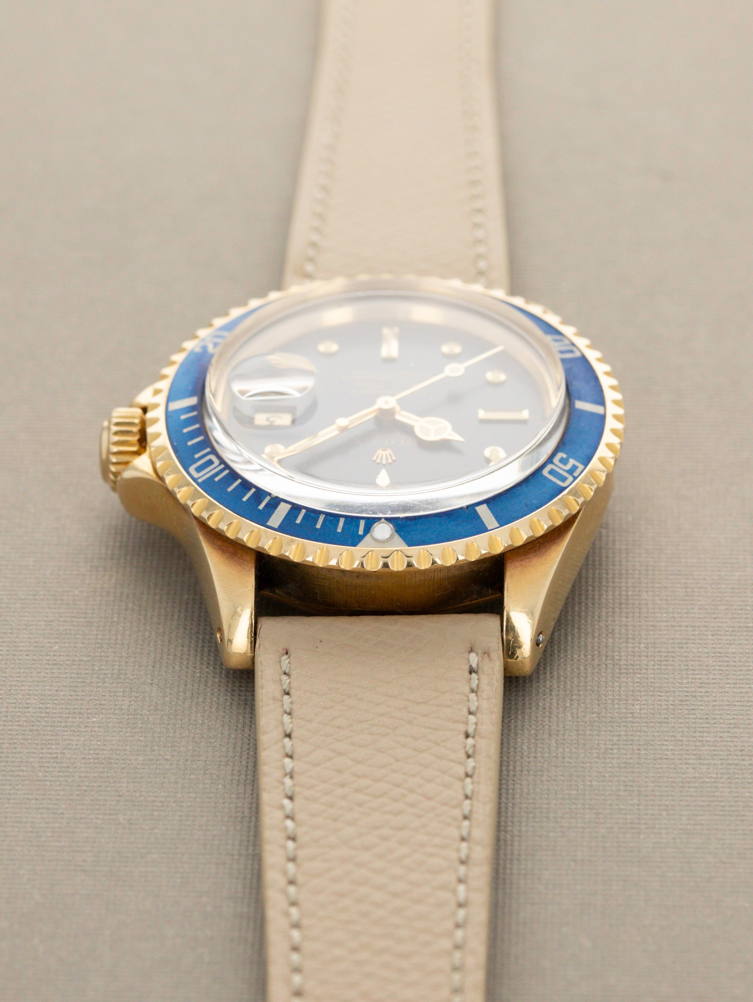 Rolex Submariner Ref. 1680 18k Matte Blue