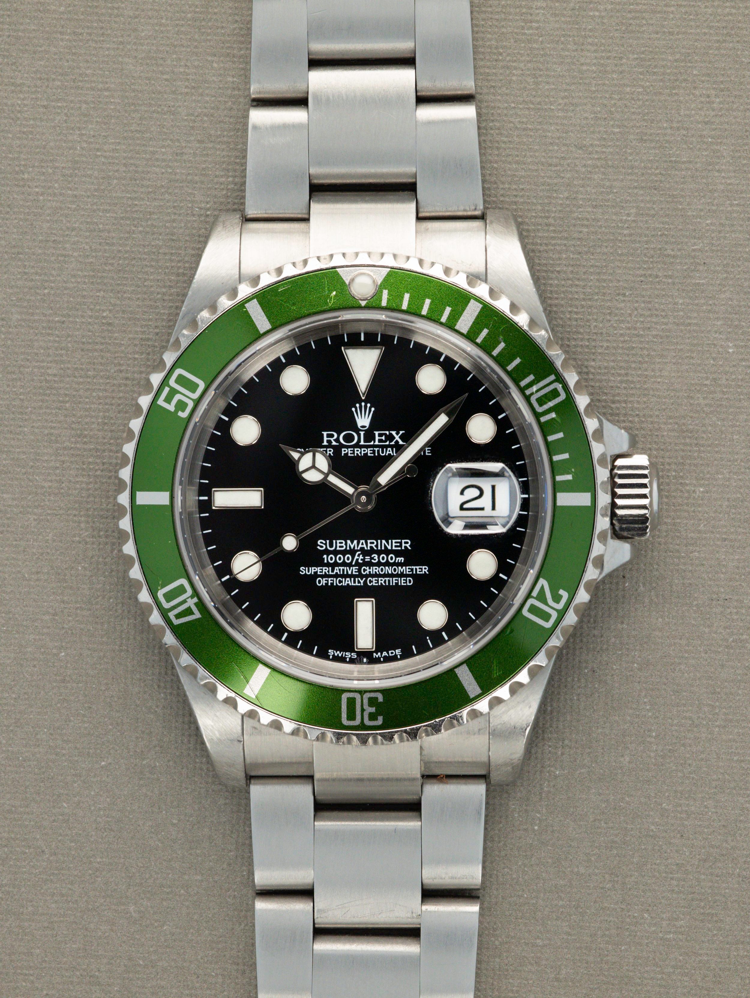 Rolex Submariner Date Ref. 16610LV - Flat 4 'Kermit'