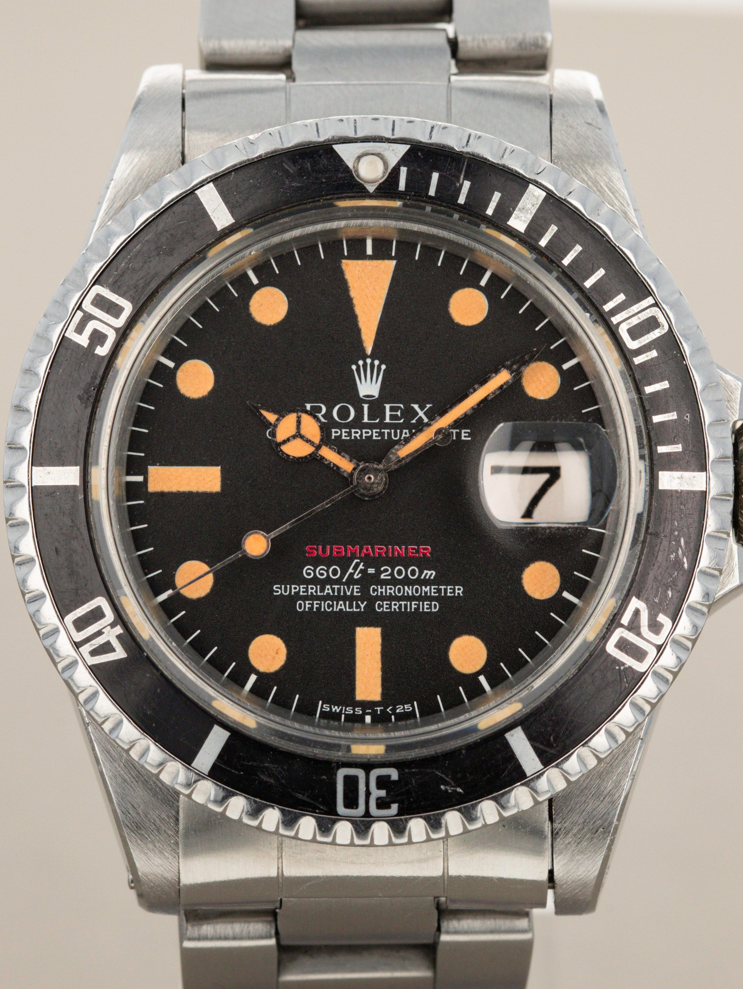 Rolex Red Submariner Ref. 1680 Mk. 4 Pumpkin