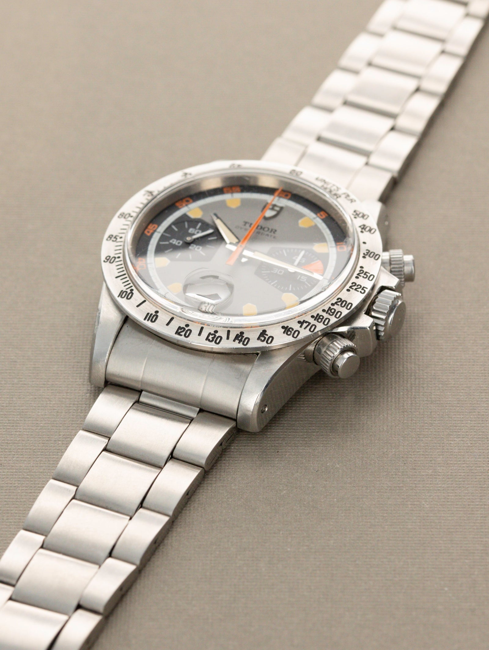 Tudor Montecarlo Chronograph Ref. 7032/0 - 'Home Plate' LNOS Unpolished