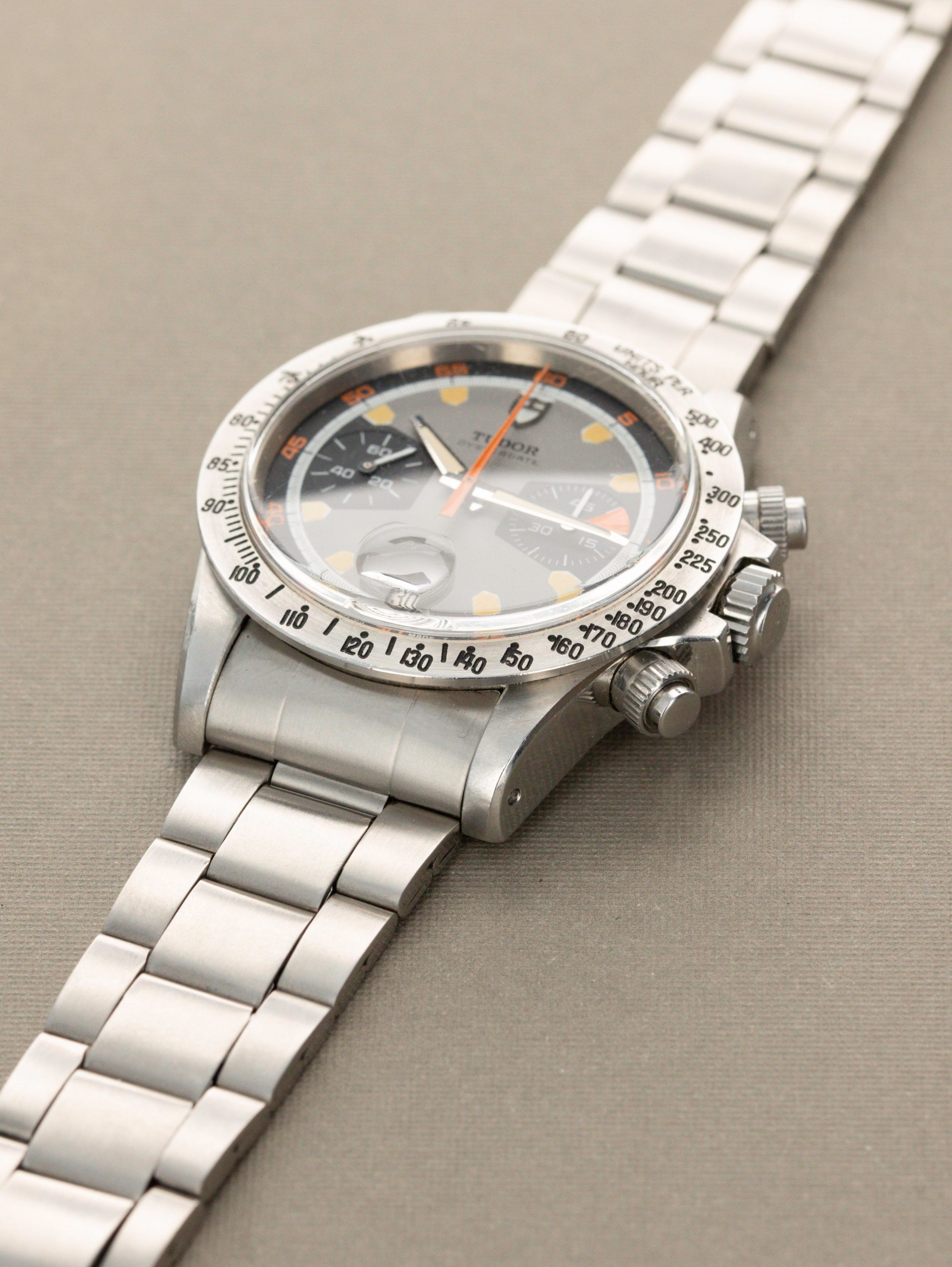 Tudor Montecarlo Chronograph Ref. 7032/0 - 'Home Plate' LNOS Unpolished