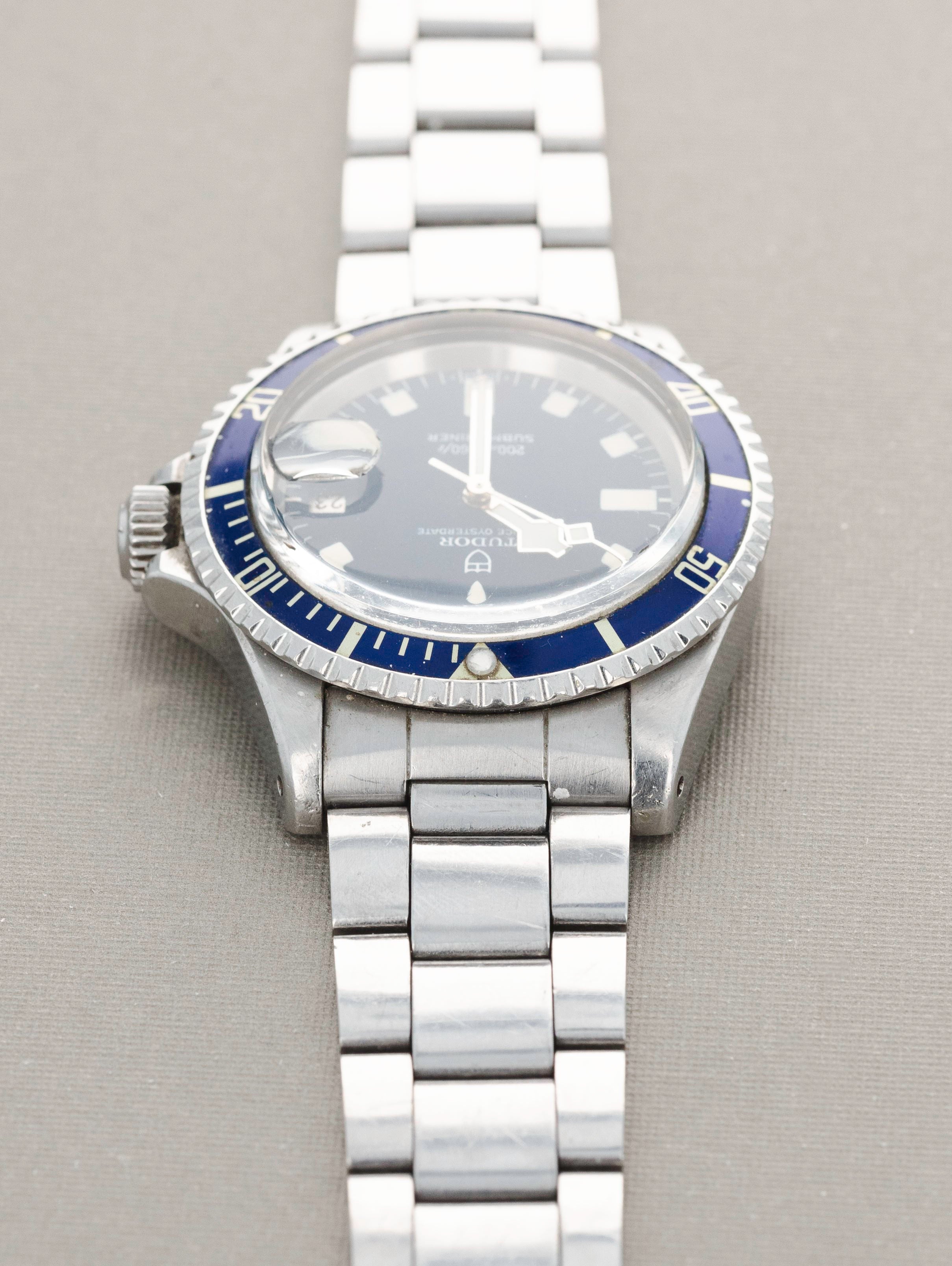 Tudor Submariner Ref. 7021/0 - Blue 'Snowflake Confetti Dial' With Roulette Date Unpolished