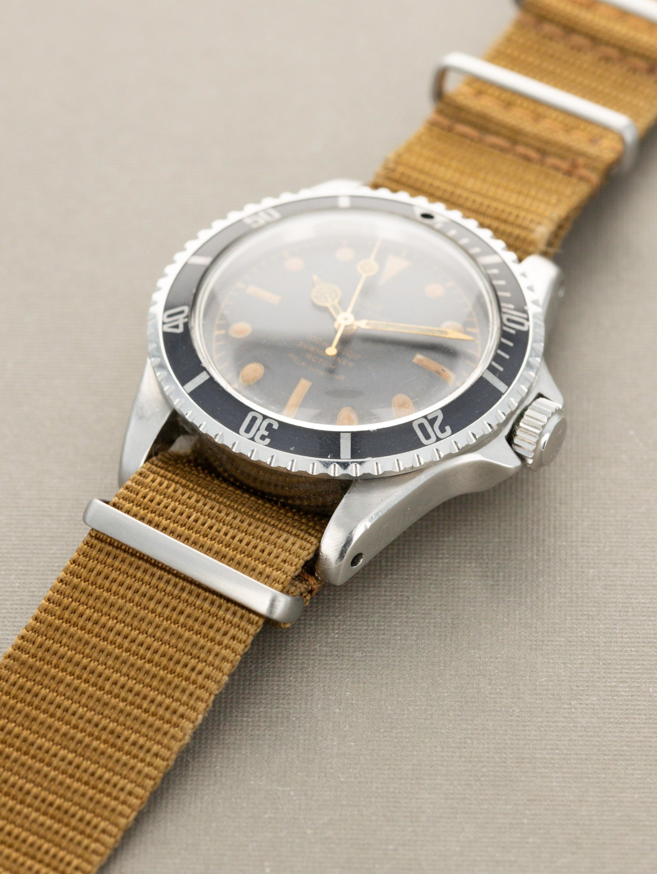Tudor Submariner Ref. 7928 - Pointed Crown Guards, Exclamation Point