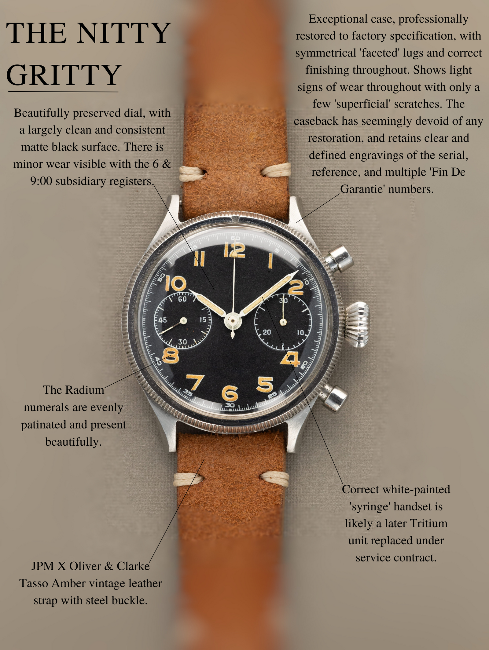 Breguet Type XX Flyback Chronograph - 'Sterile' Dial Military Issued