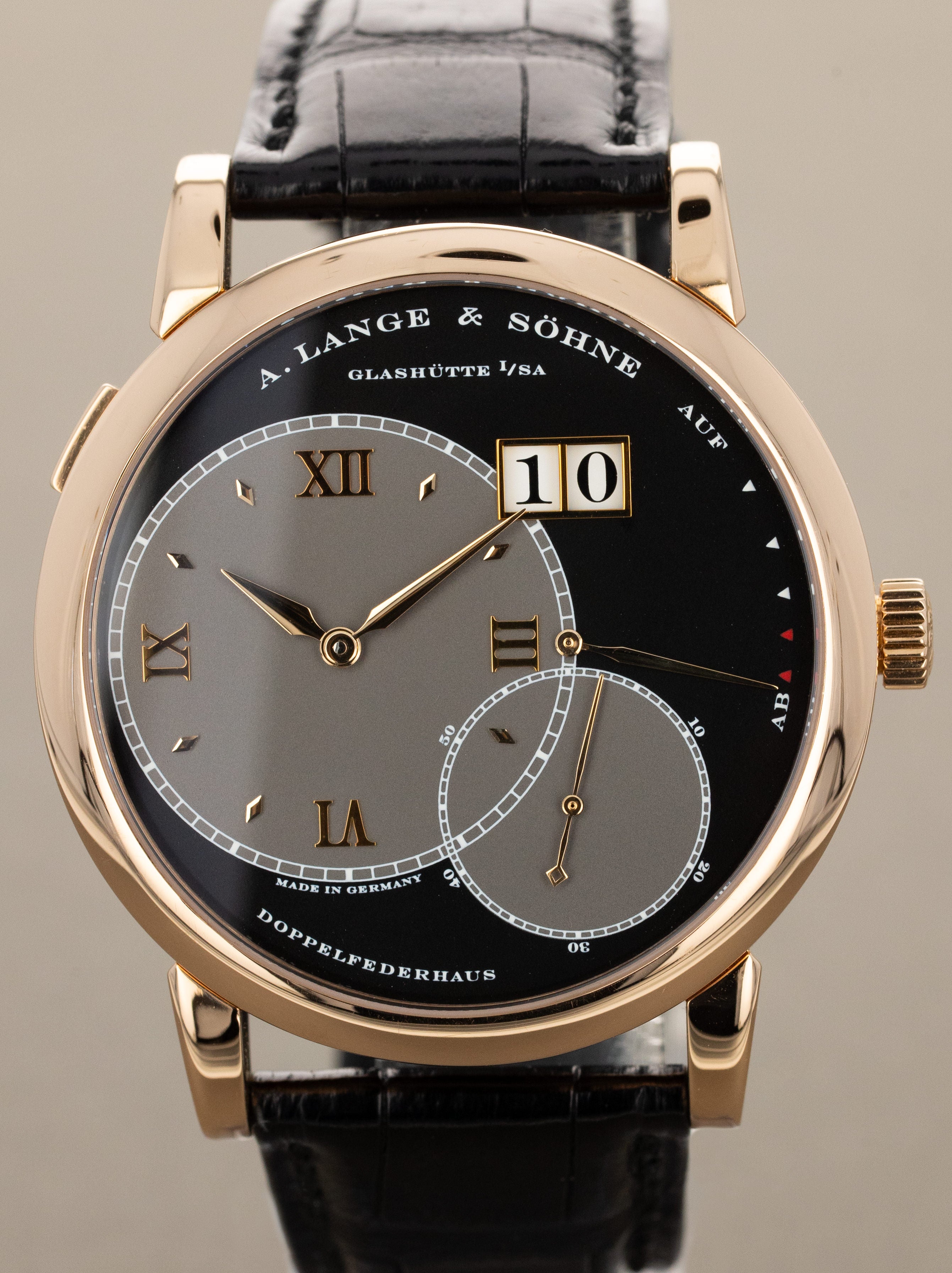 A. Lange & Söhne Grande Lange 1  Ref. 115.021 - Multi-Tone Grey & Black Dial