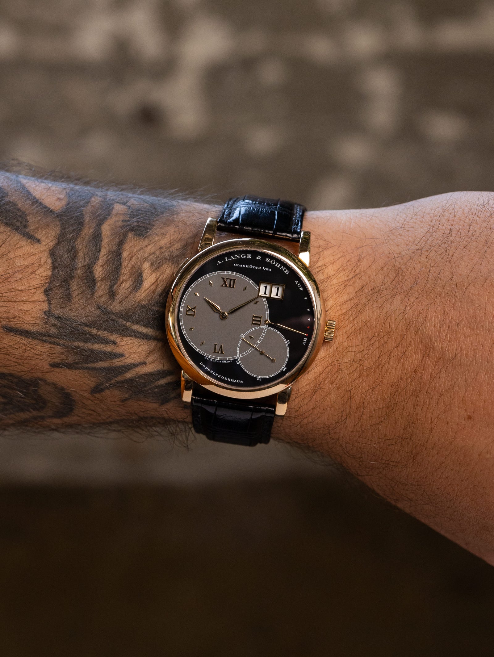 A. Lange & Söhne Grande Lange 1  Ref. 115.031 - Multi-Tone Grey & Black Dial