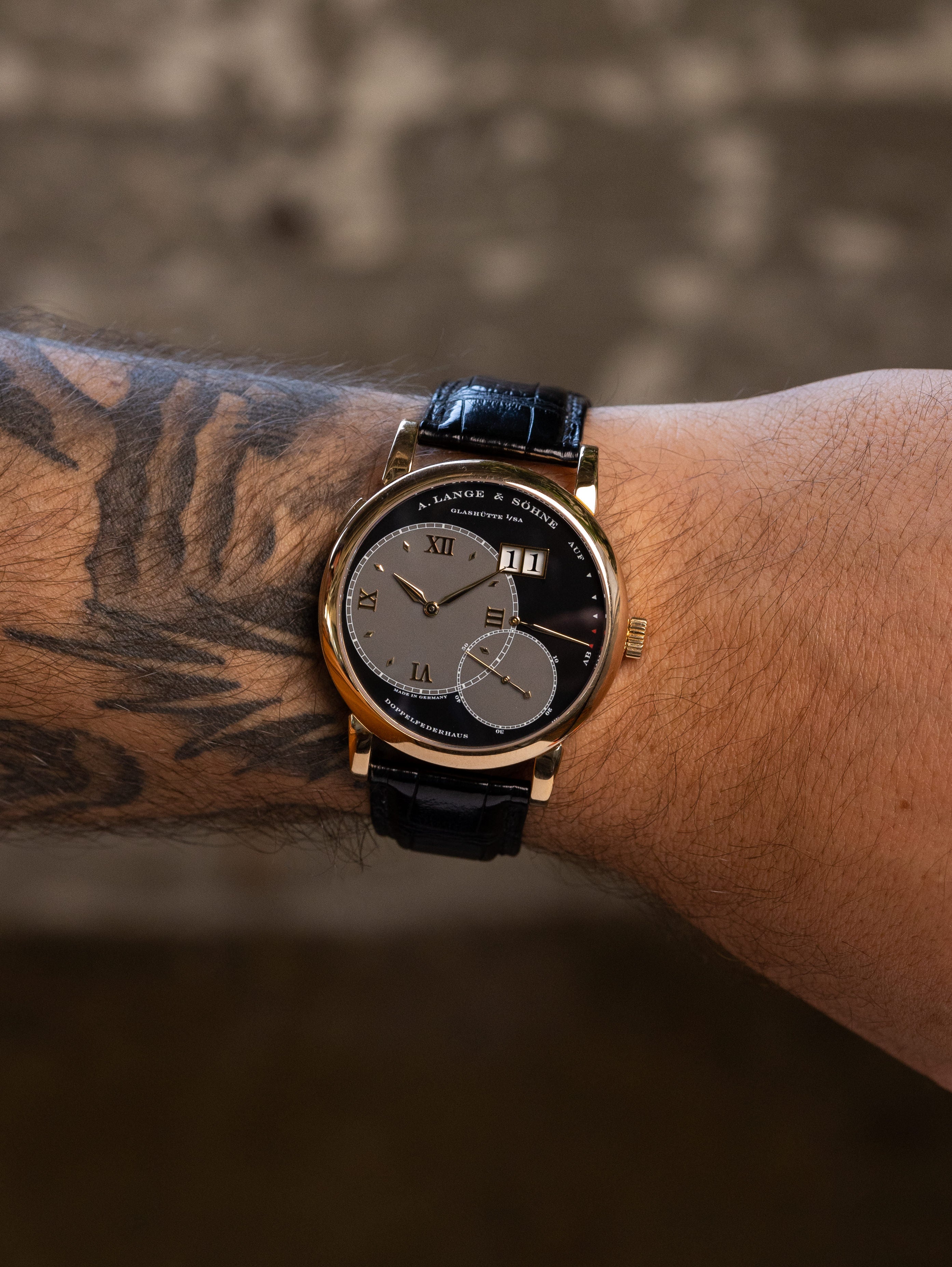 A. Lange & Söhne Grande Lange 1  Ref. 115.021 - Multi-Tone Grey & Black Dial