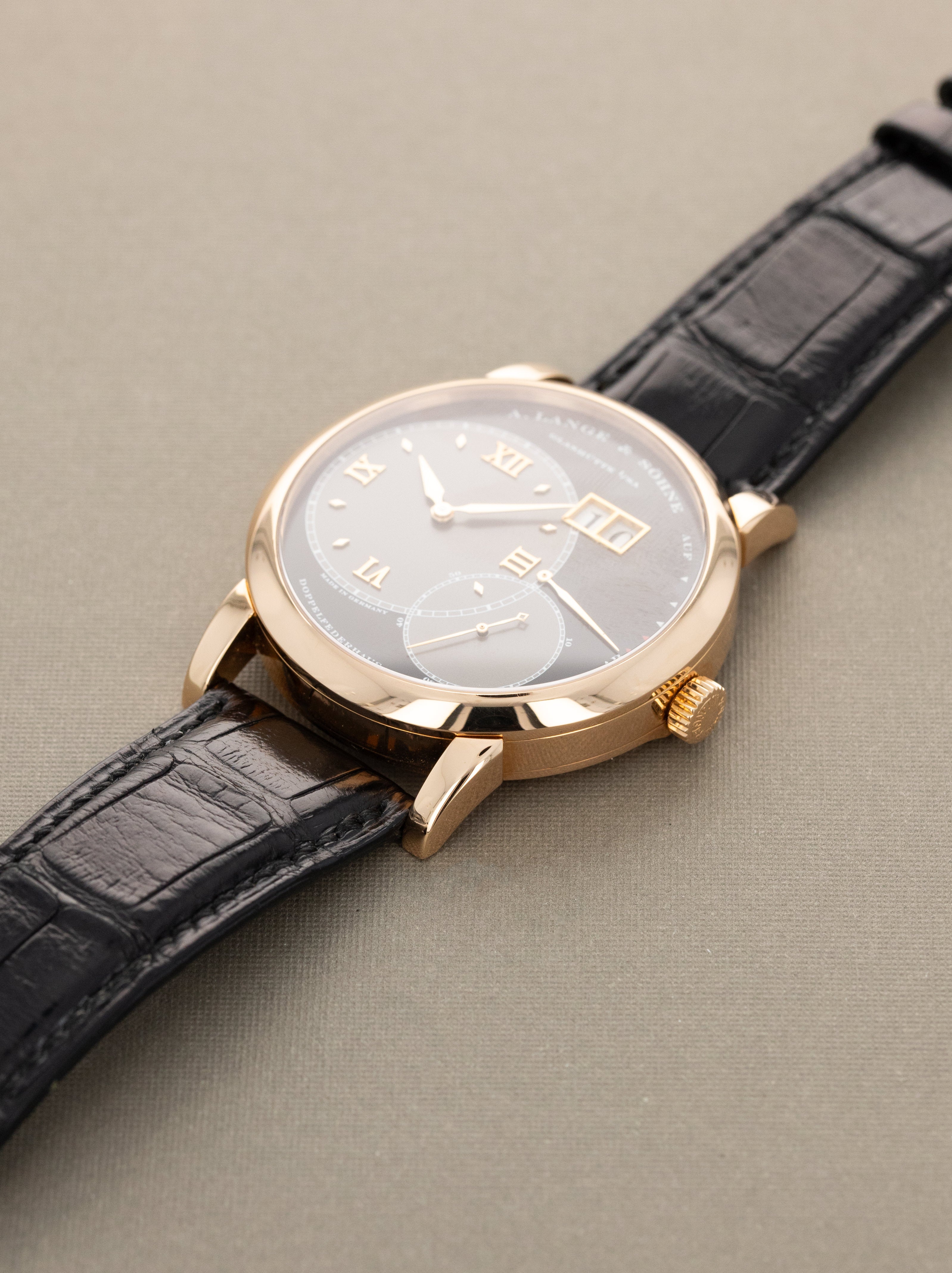 A. Lange & Söhne Grande Lange 1  Ref. 115.021 - Multi-Tone Grey & Black Dial