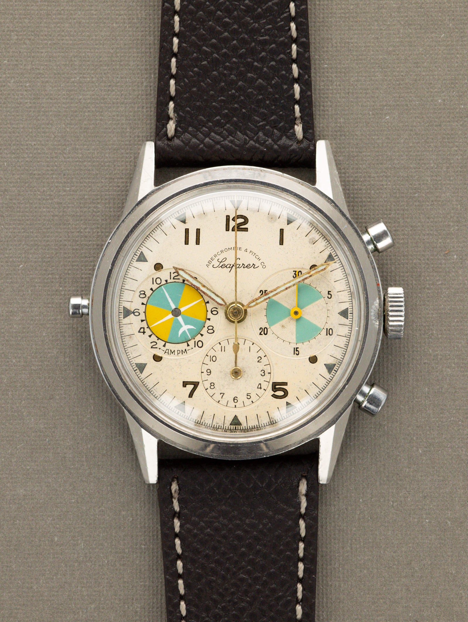 Abercrombie & Fitch Co. Seafarer Ref. 2443 'Second Execution' - Silver Dial Unpolished
