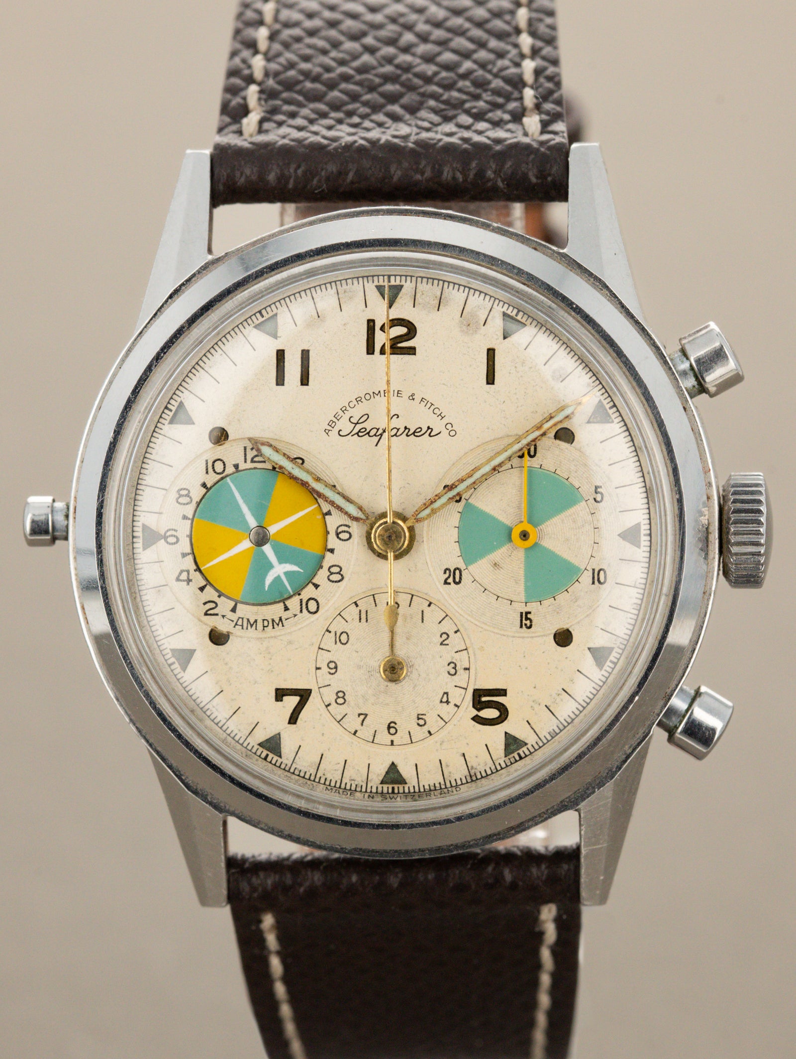 Abercrombie & Fitch Co. Seafarer Ref. 2443 'Second Execution' - Silver Dial Unpolished
