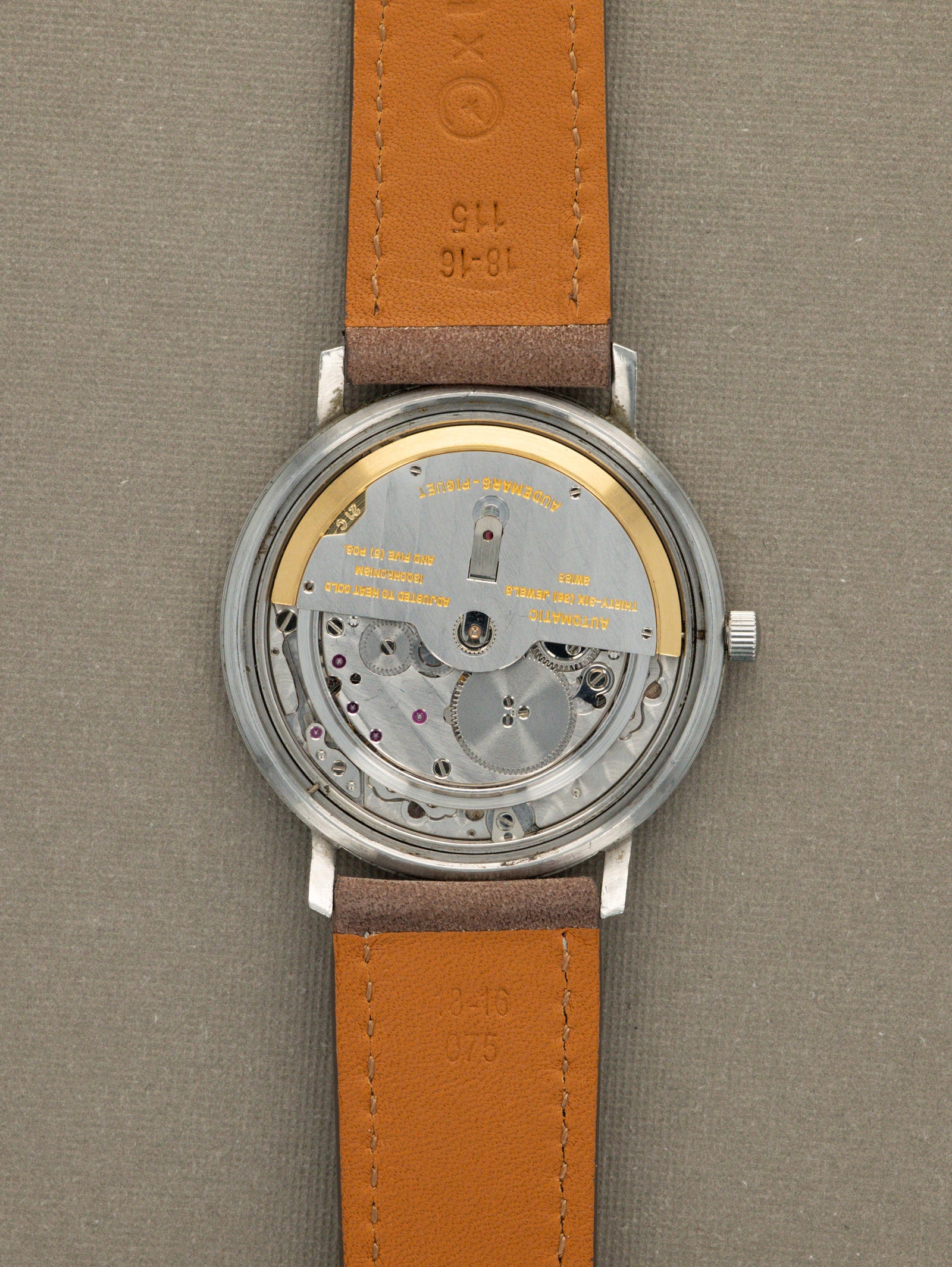 Audemars Piguet Steel Dress Watch Ref. 5273 - 'Brushed' Blue Dial Unpolished