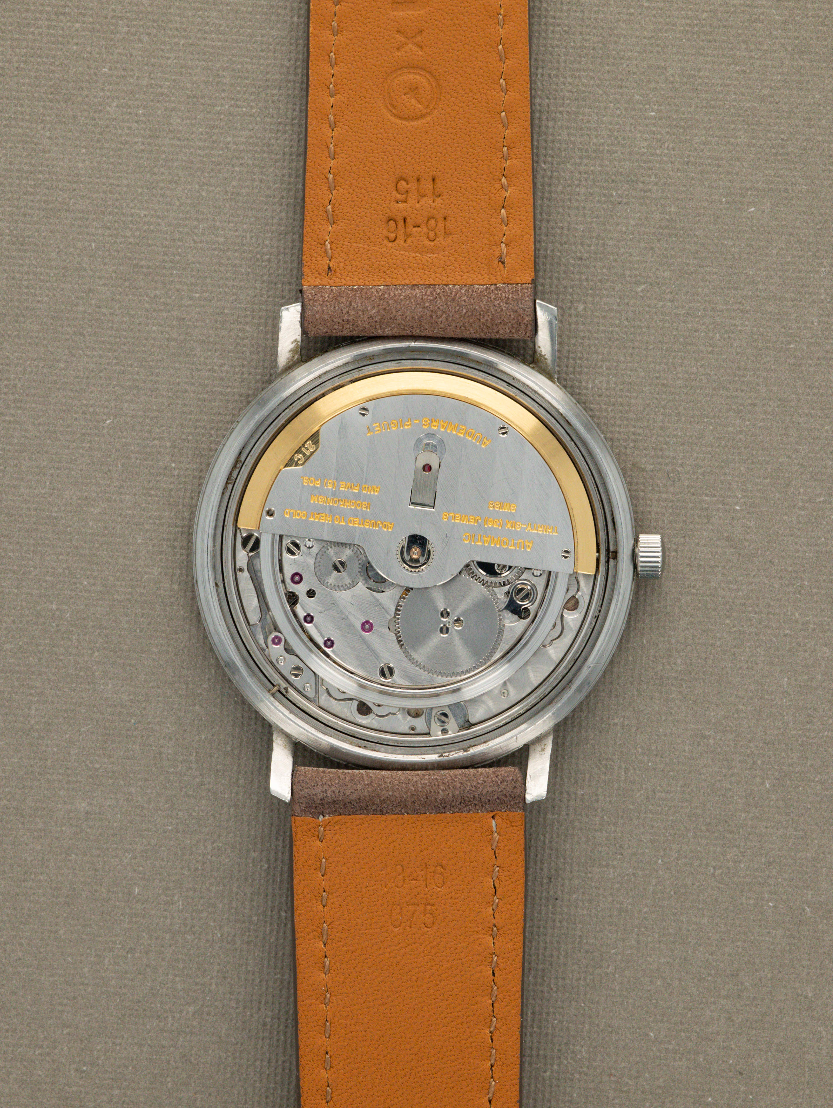 Audemars Piguet Steel Dress Watch Ref. 5273 - 'Brushed' Blue Dial Unpolished
