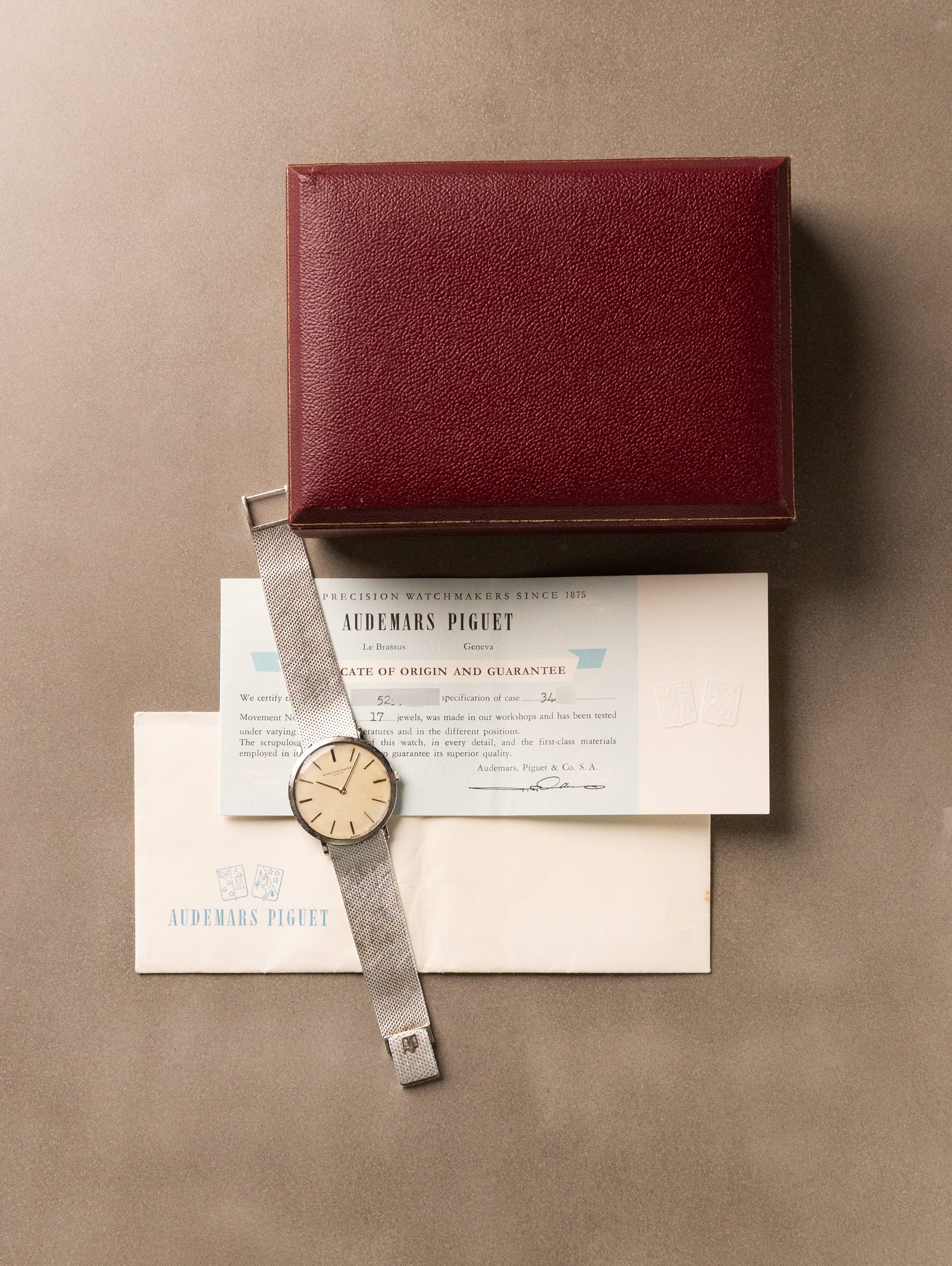 Audemars Piguet White Gold Dress Watch Ref. 5259 - Silver Dial w/ Box & Papers