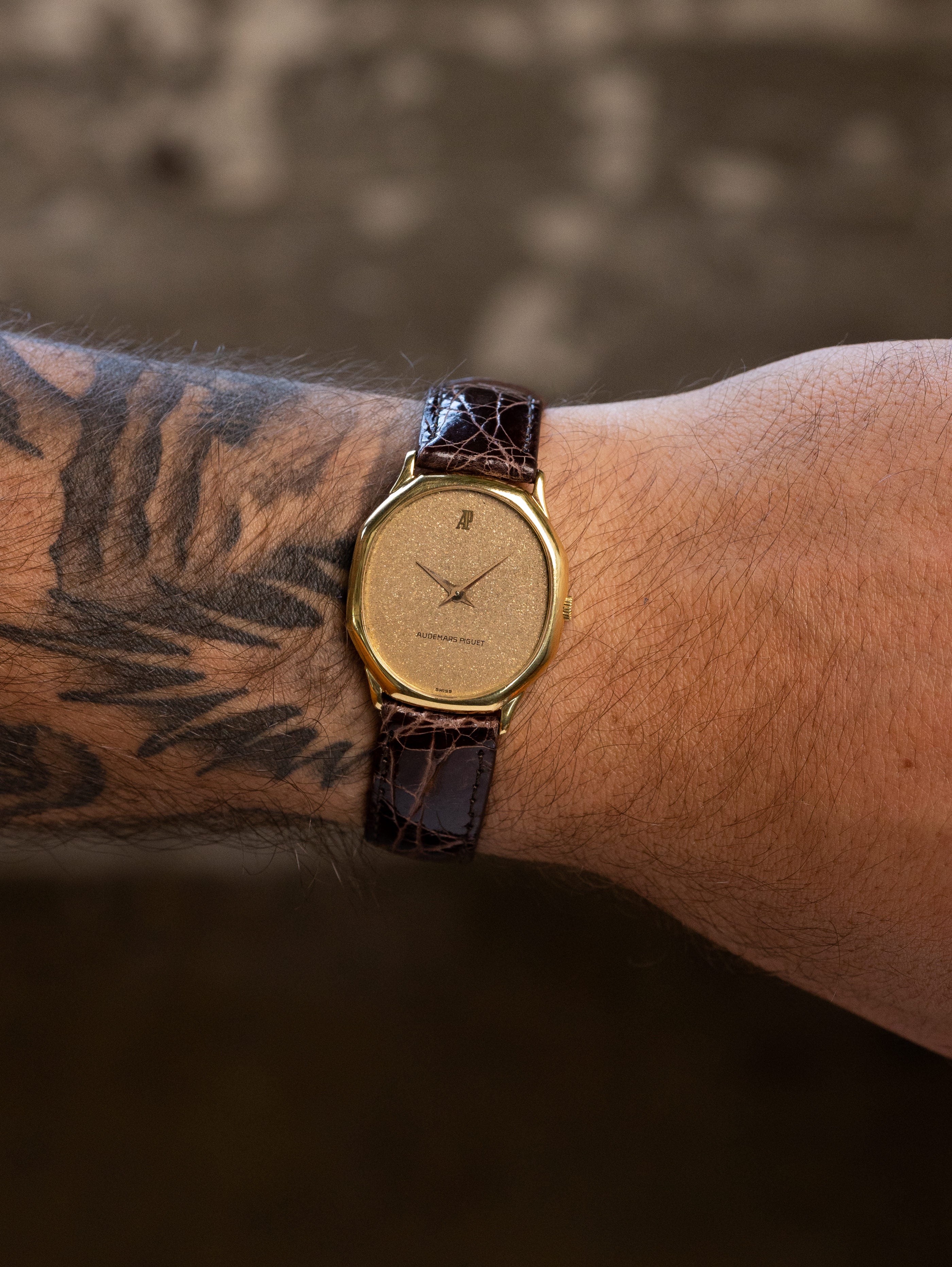 Audemars Piguet 'Octagonal' Dress Watch - 'Sand' Dial