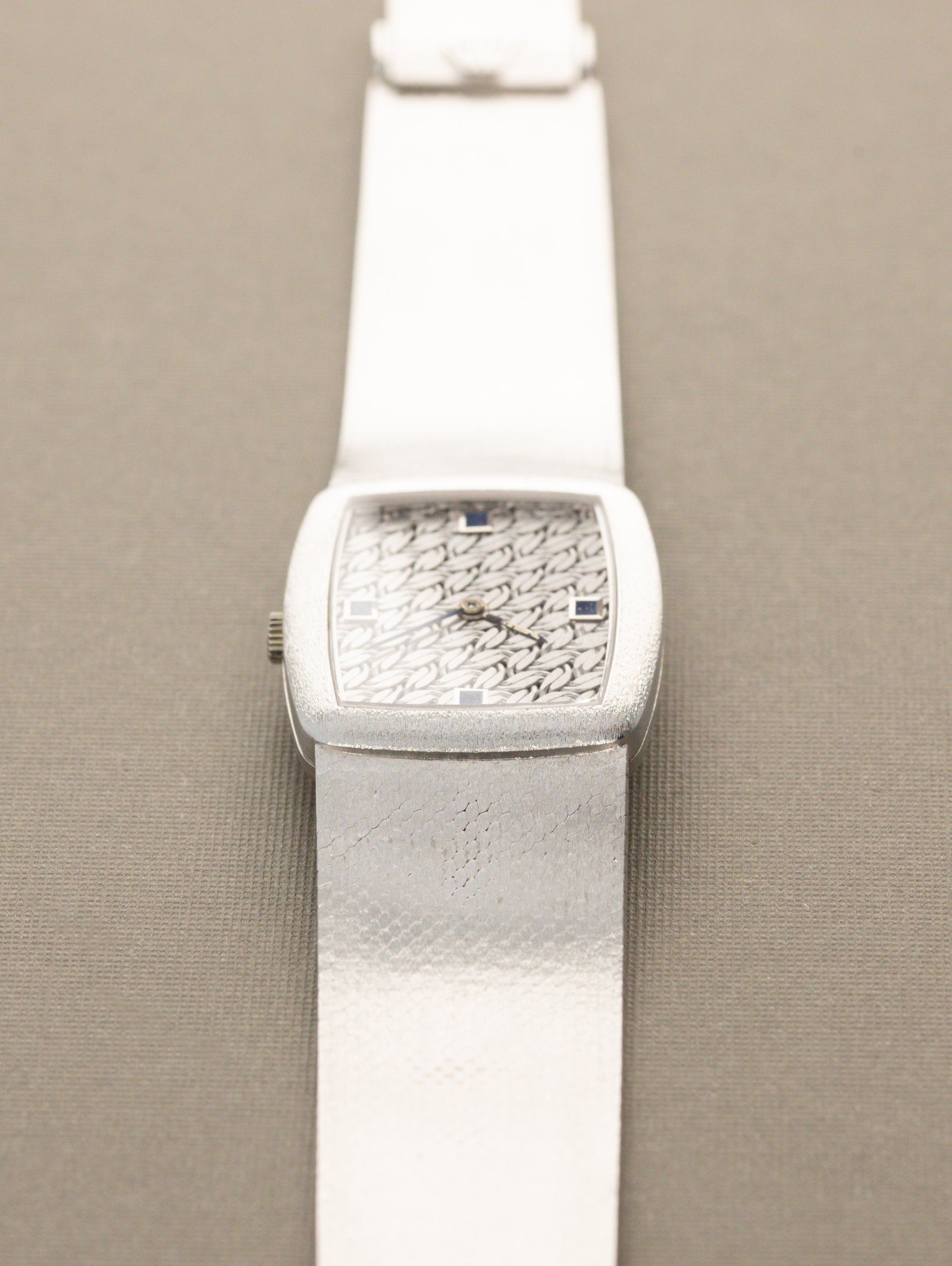 Audemars Piguet White Gold Dress Watch - White Gold 'Woven' Dial w/ 'Sodalite' Indices