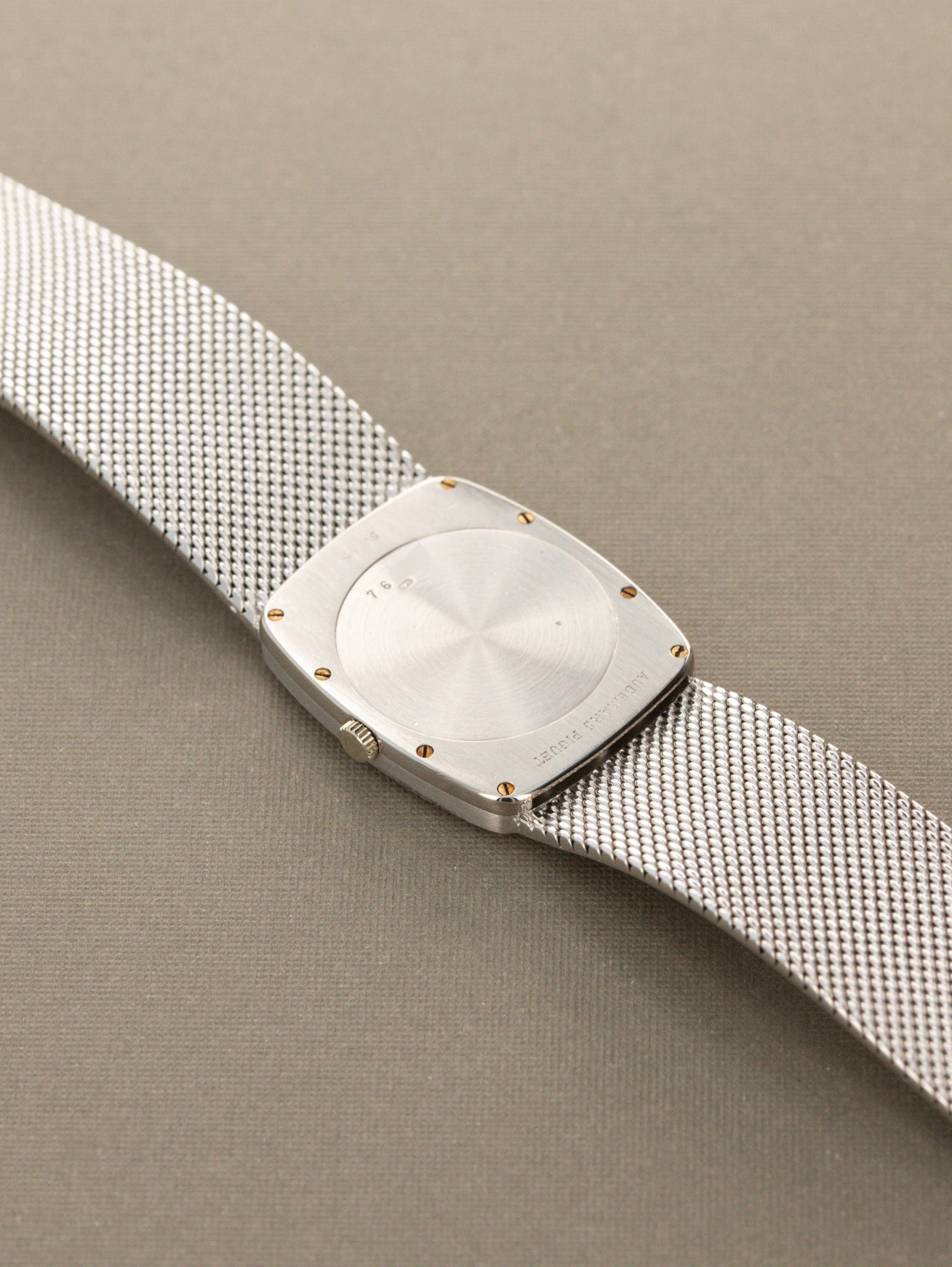 Audemars Piguet White Gold Dress Watch - White Gold 'Woven' Dial w/ 'Sodalite' Indices