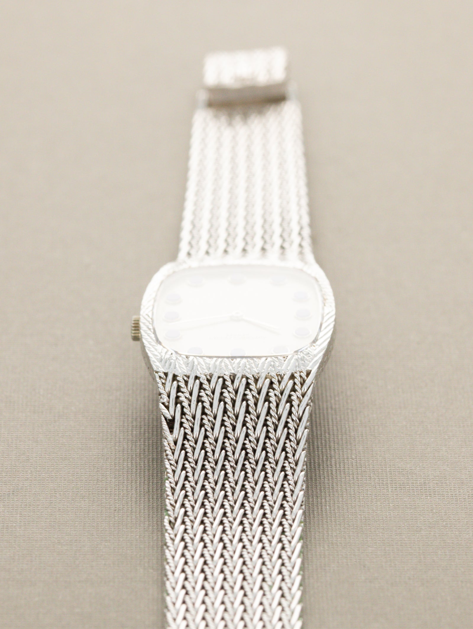 Audemars Piguet White Gold 'Ellipse' Dress Watch - Grey Dial w/ 'Lapis Lazuli' Indices