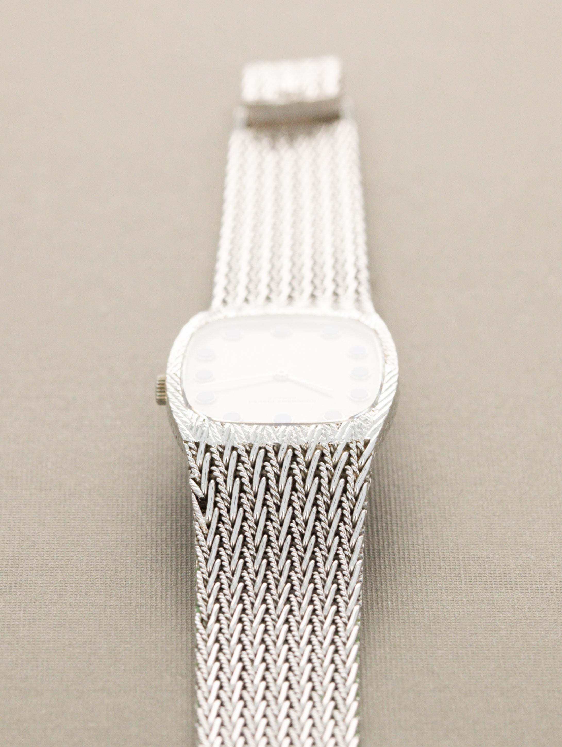 Audemars Piguet White Gold 'Ellipse' Dress Watch - Grey Dial w/ 'Lapis Lazuli' Indices