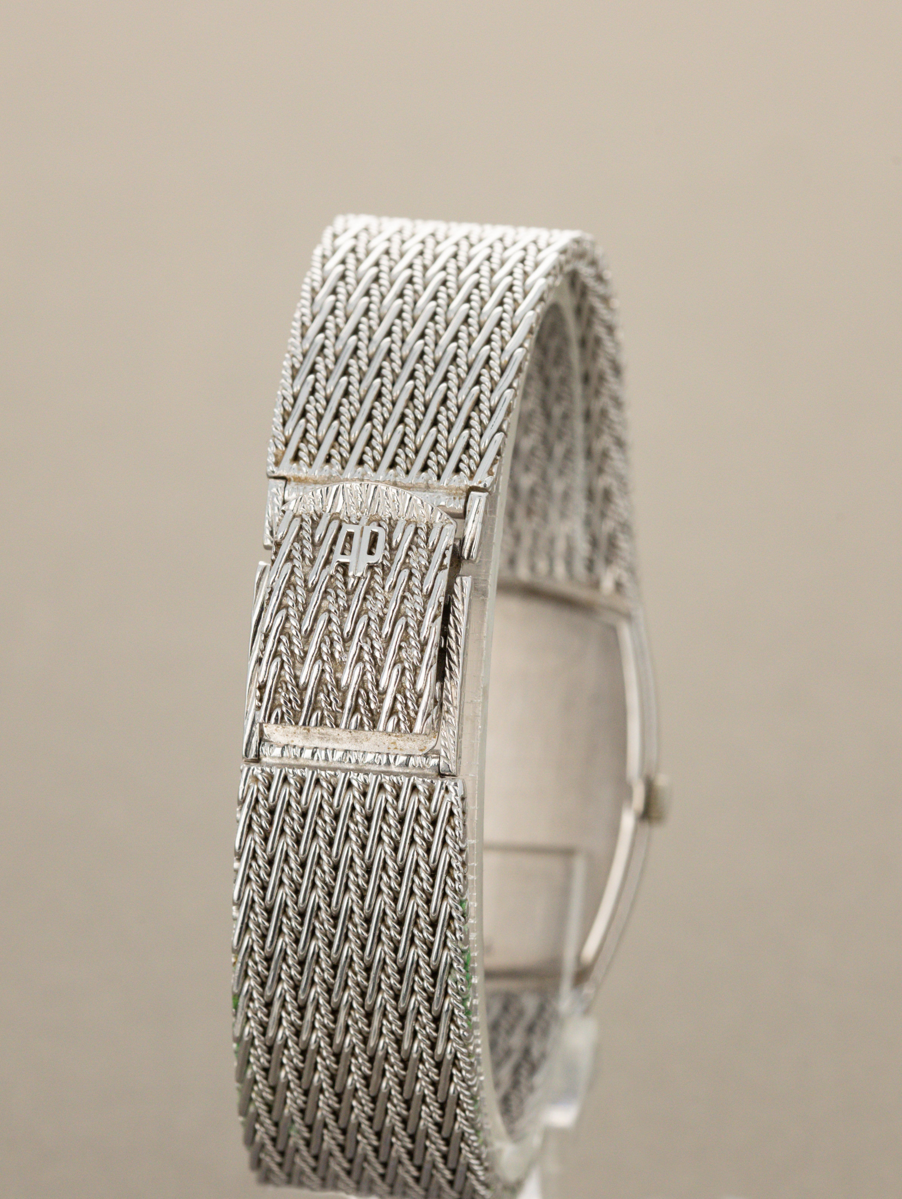 Audemars Piguet White Gold 'Ellipse' Dress Watch - Grey Dial w/ 'Lapis Lazuli' Indices