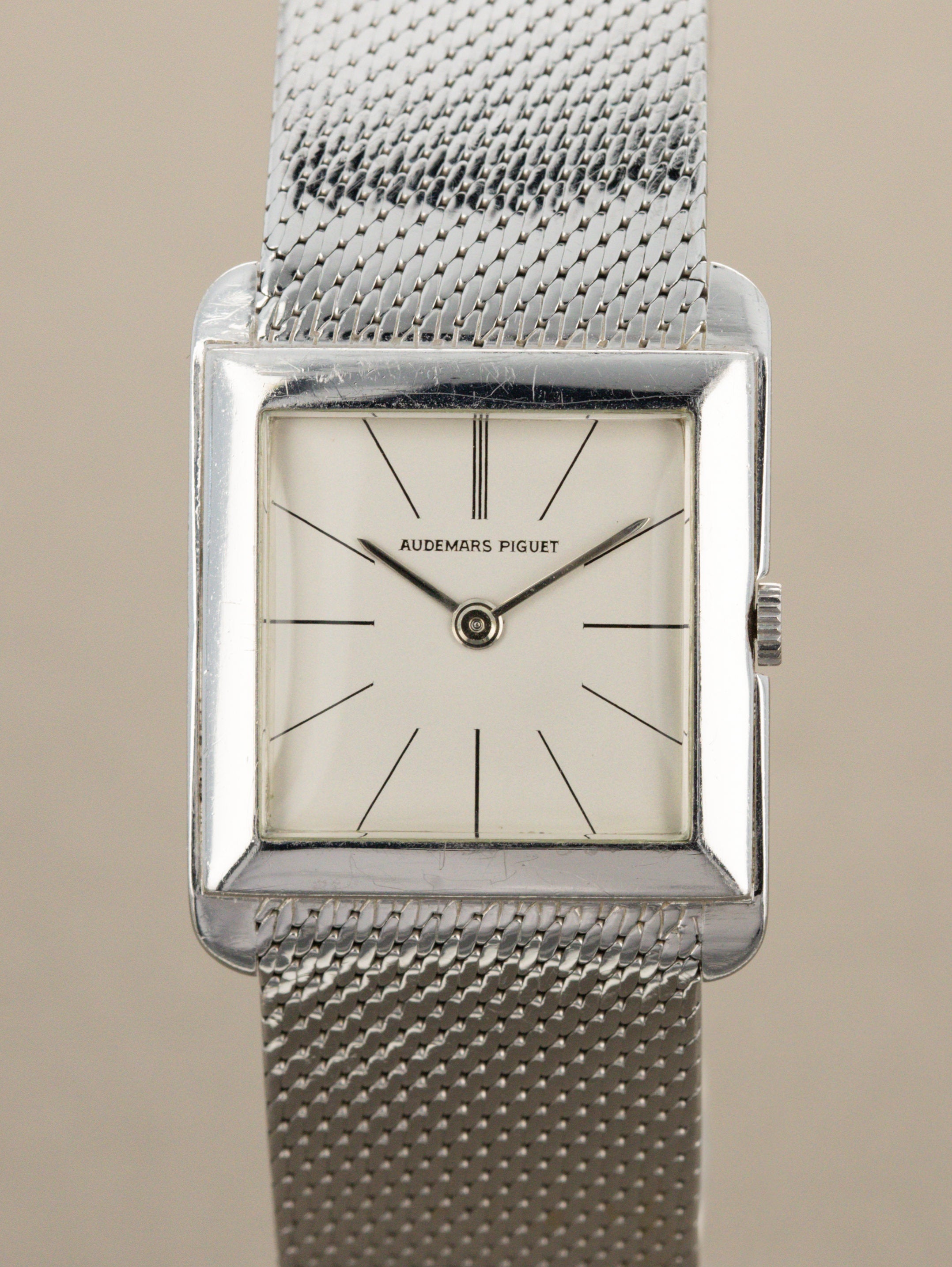 Audemars Piguet Platinum 'Tank' - Circa 1950s