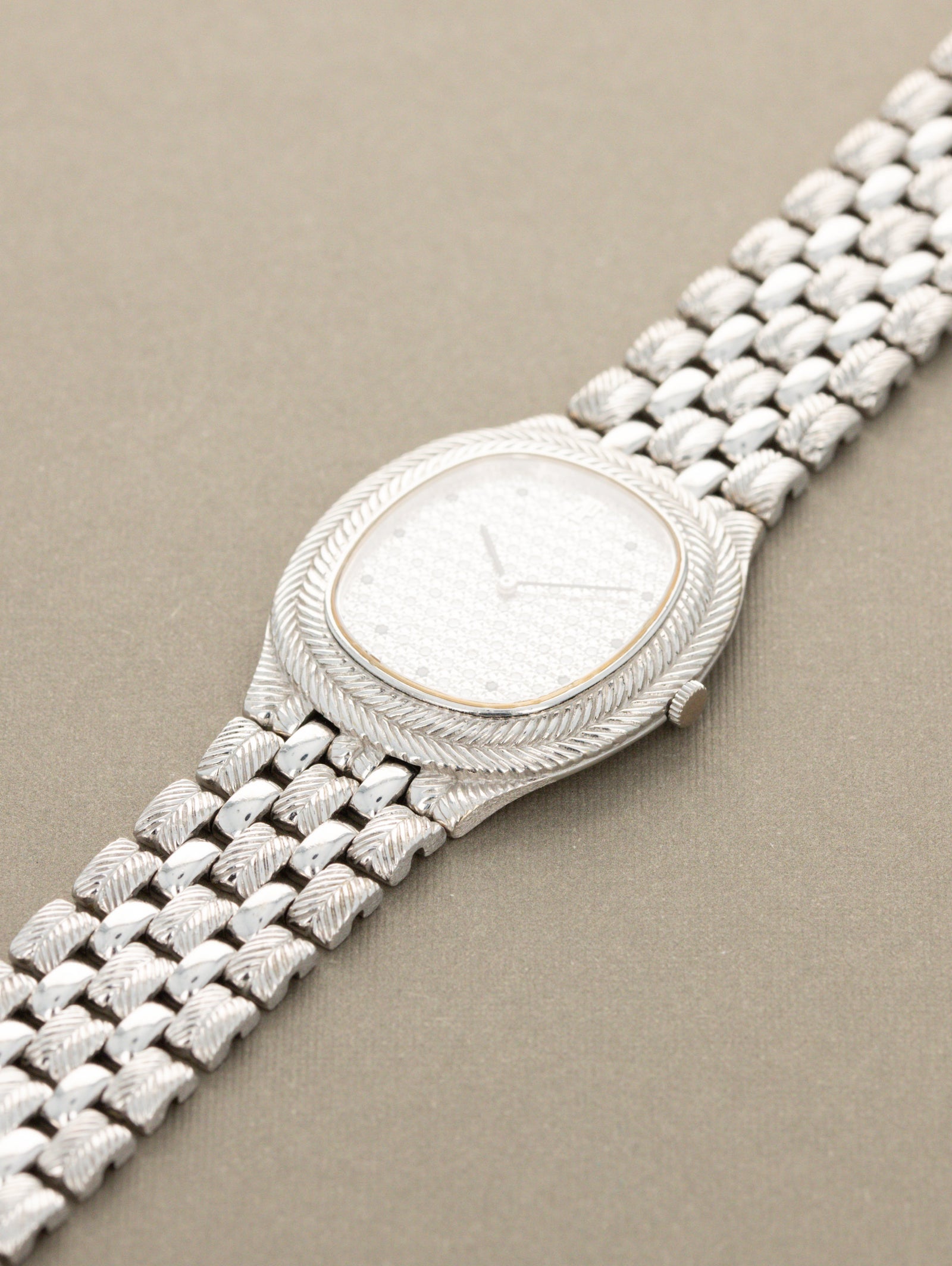 Audemars Piguet White Gold 'Ellipse' Dress Watch - 'Feather' Unpolished