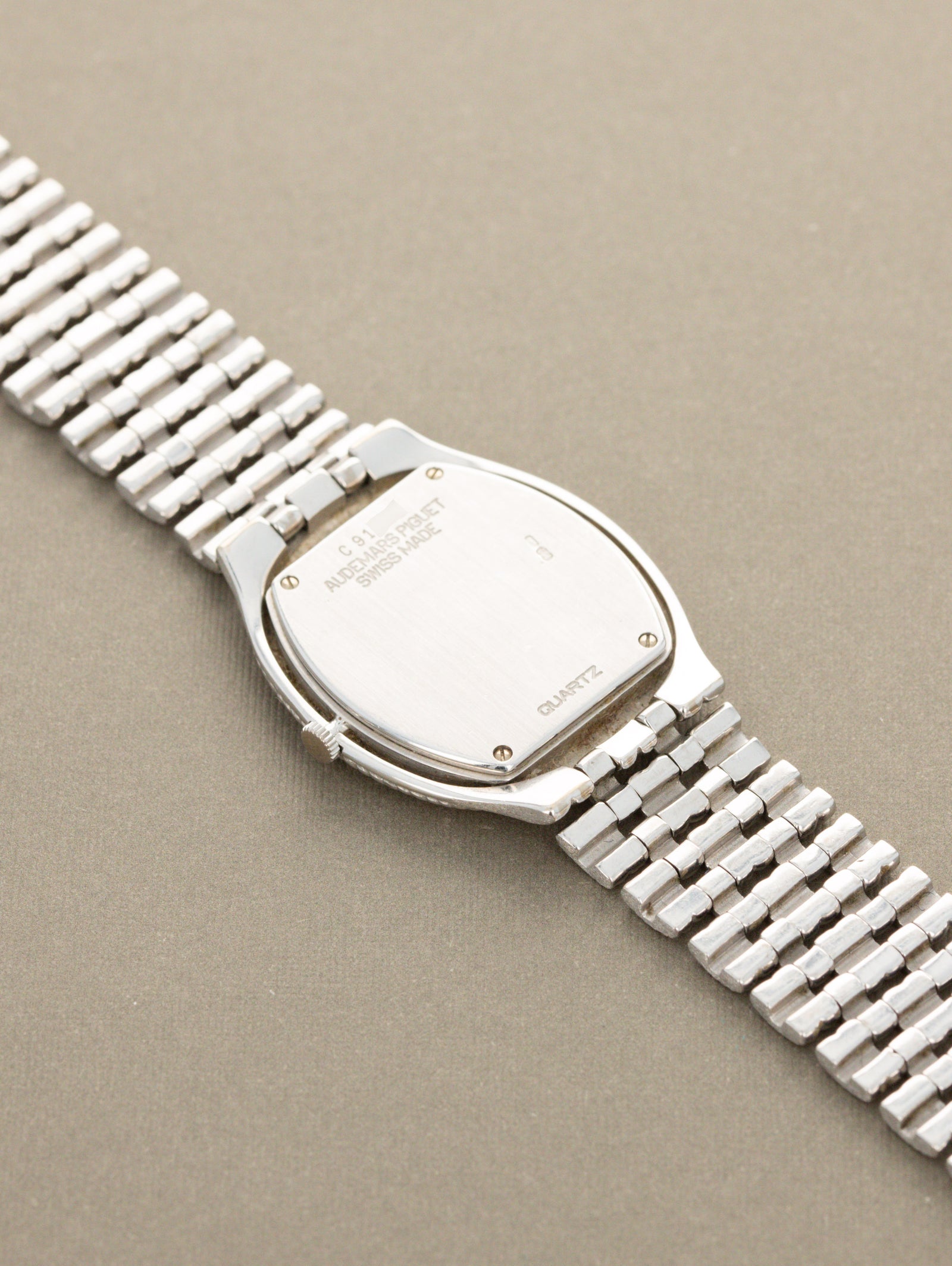 Audemars Piguet White Gold 'Ellipse' Dress Watch - 'Feather' Unpolished