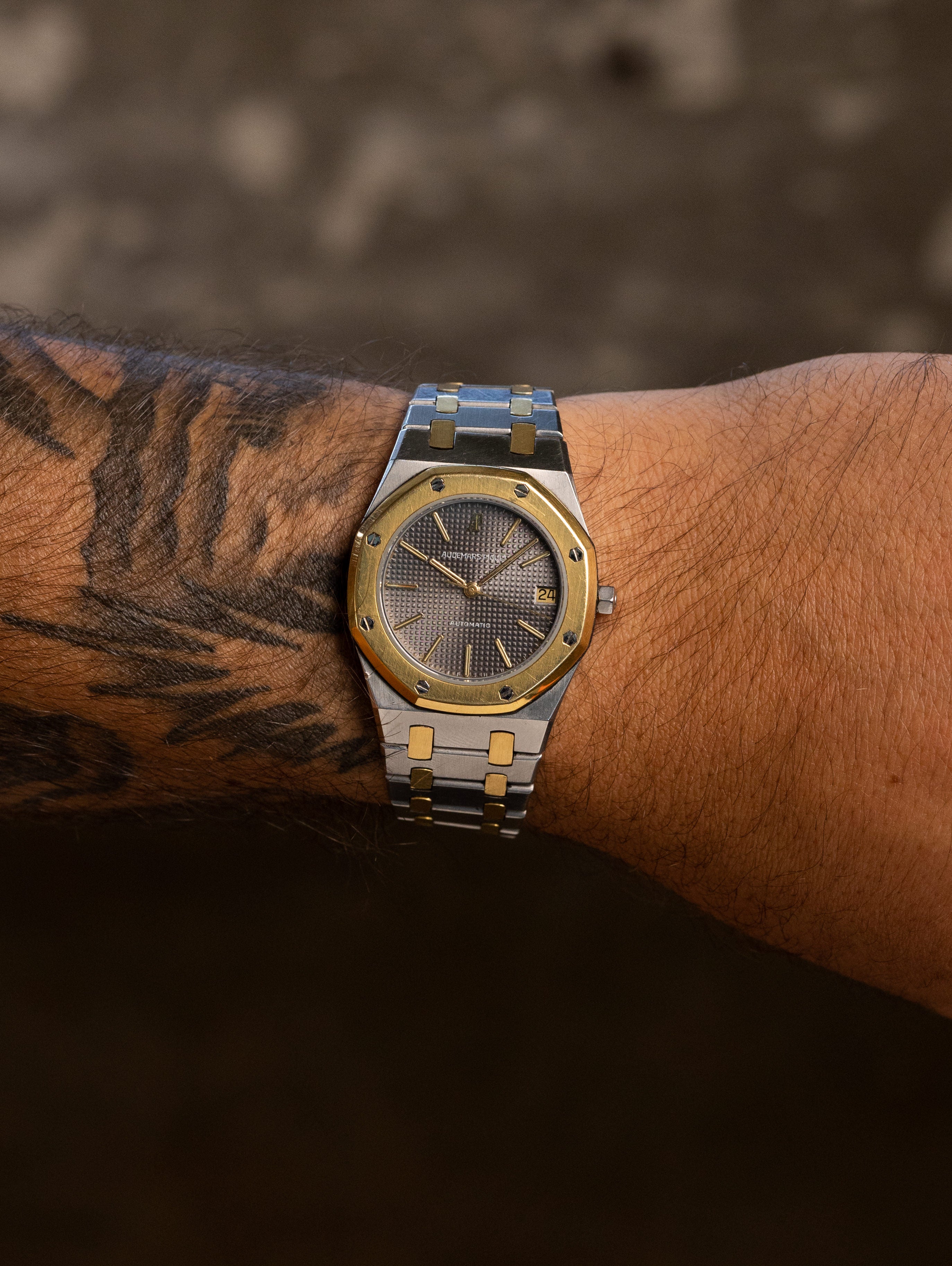 Audemars Piguet Royal Oak Ref. 4100SA 'Midsize' - Grey 'Tapisserie' Dial