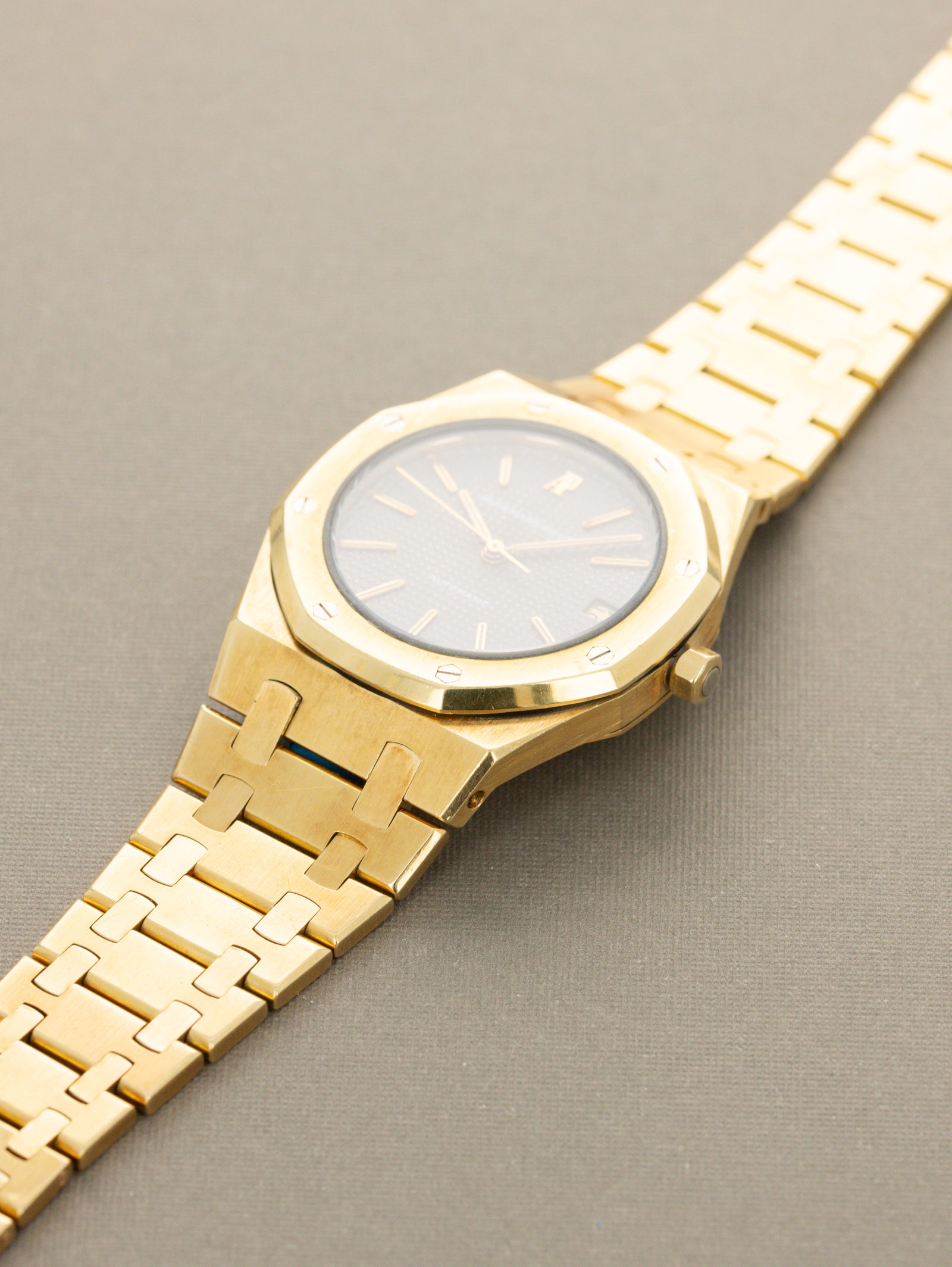 Audemars Piguet Royal Oak Ref. 4100BA 'Midsize' - Grey 'Tapisserie' Dial Unpolished