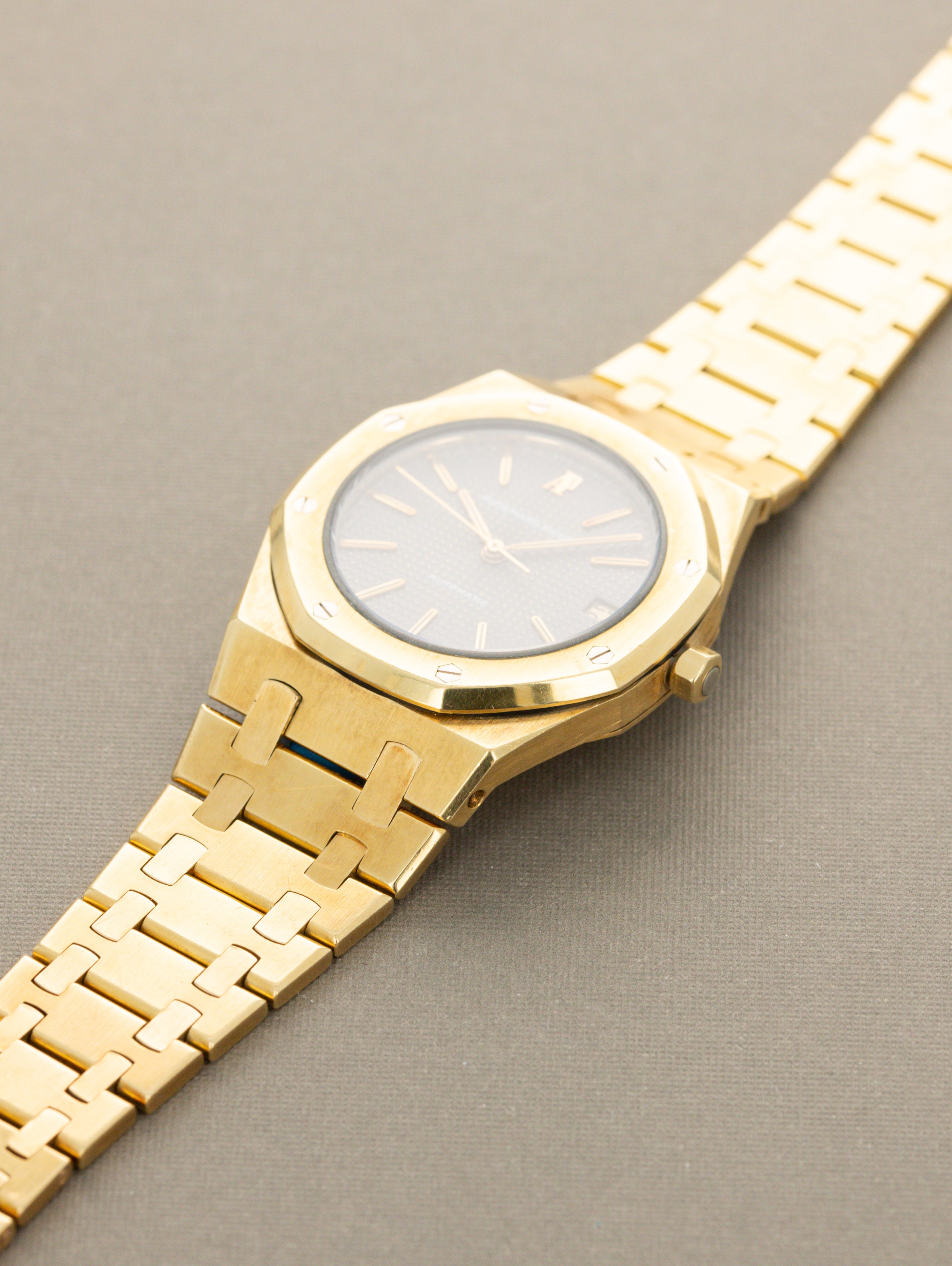 Audemars Piguet Royal Oak Ref. 4100BA 'Midsize' - Grey 'Tapisserie' Dial Unpolished