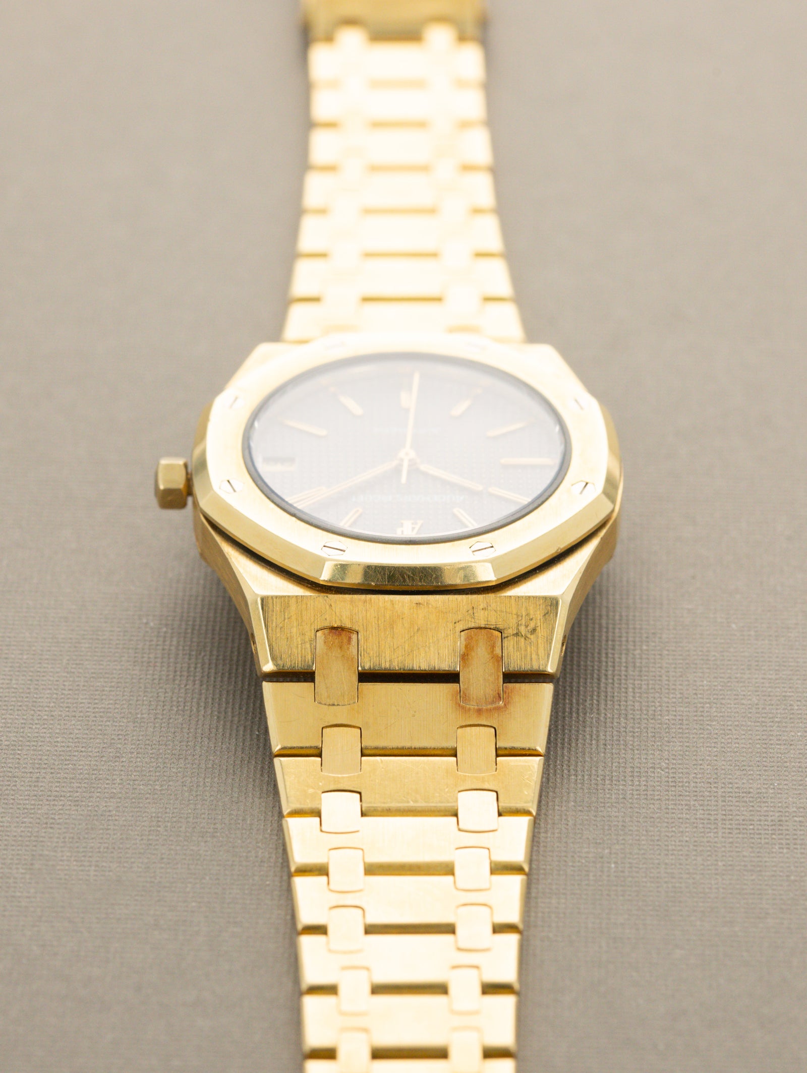Audemars Piguet Royal Oak Ref. 4100BA 'Midsize' - Grey 'Tapisserie' Dial Unpolished
