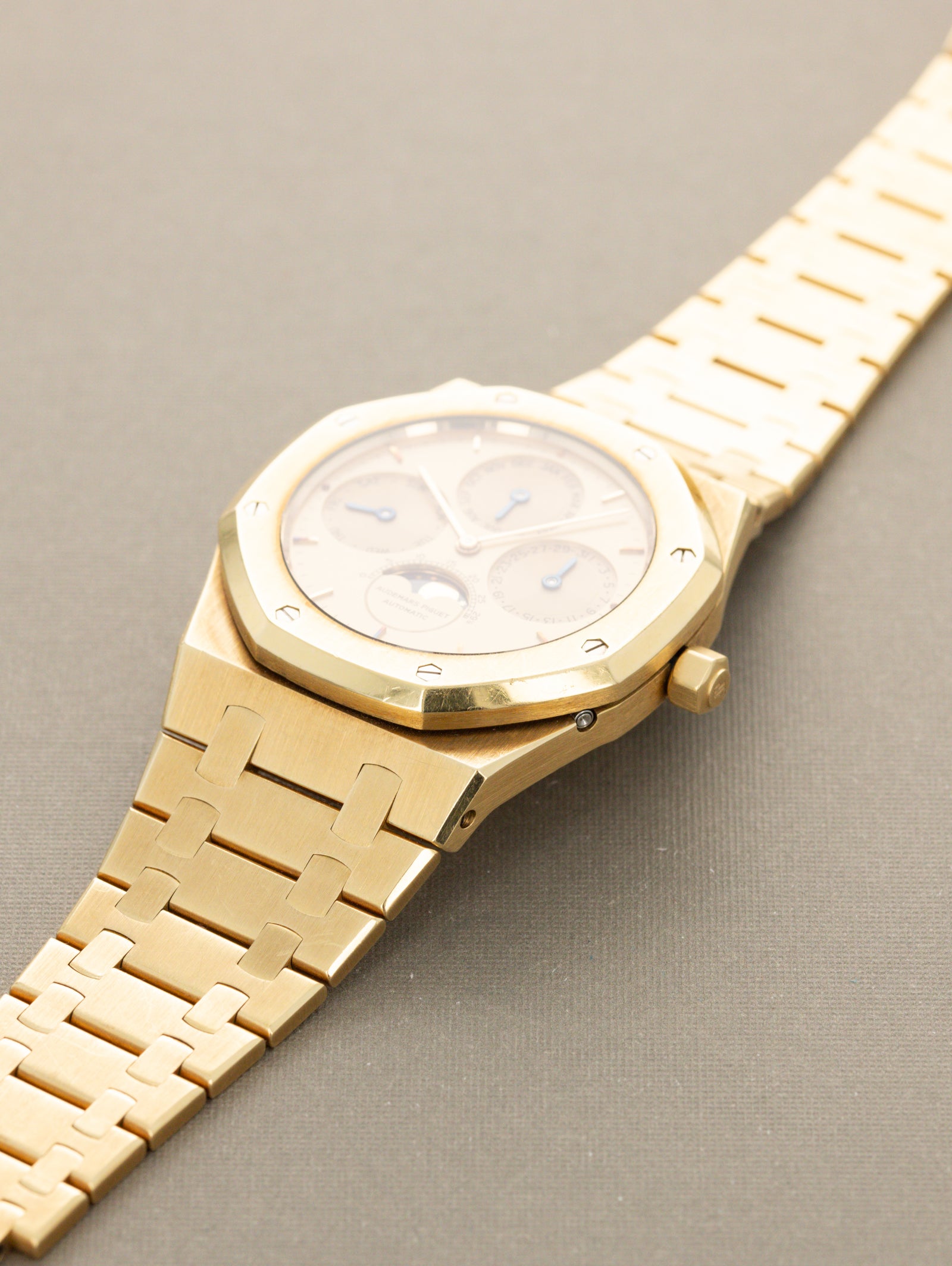 Audemars Piguet Royal Oak Perpetual Calendar Ref. 25654BA - Satin Champagne Dial Full Set