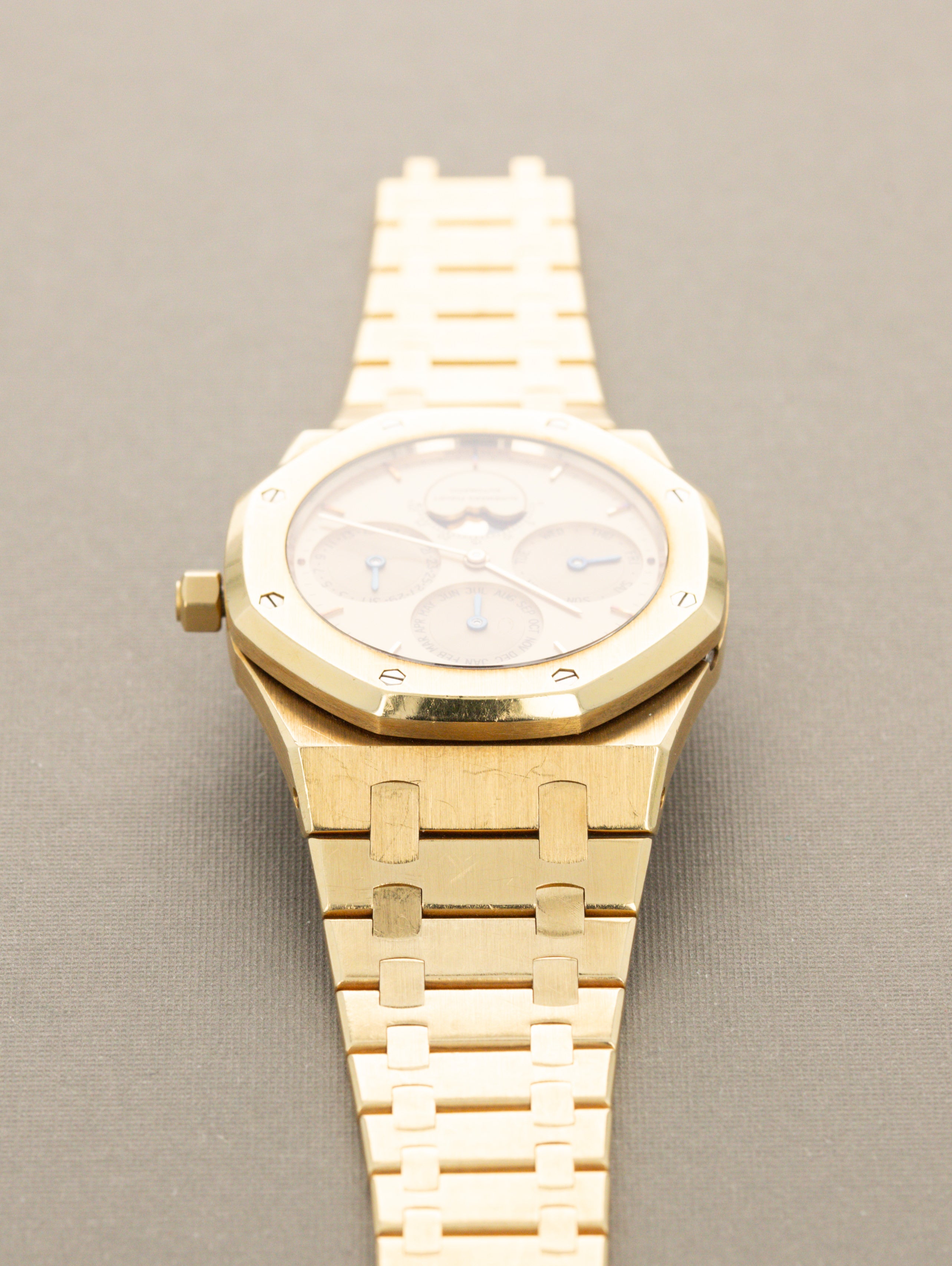 Audemars Piguet Royal Oak Perpetual Calendar Ref. 25654BA - Satin Champagne Dial Full Set