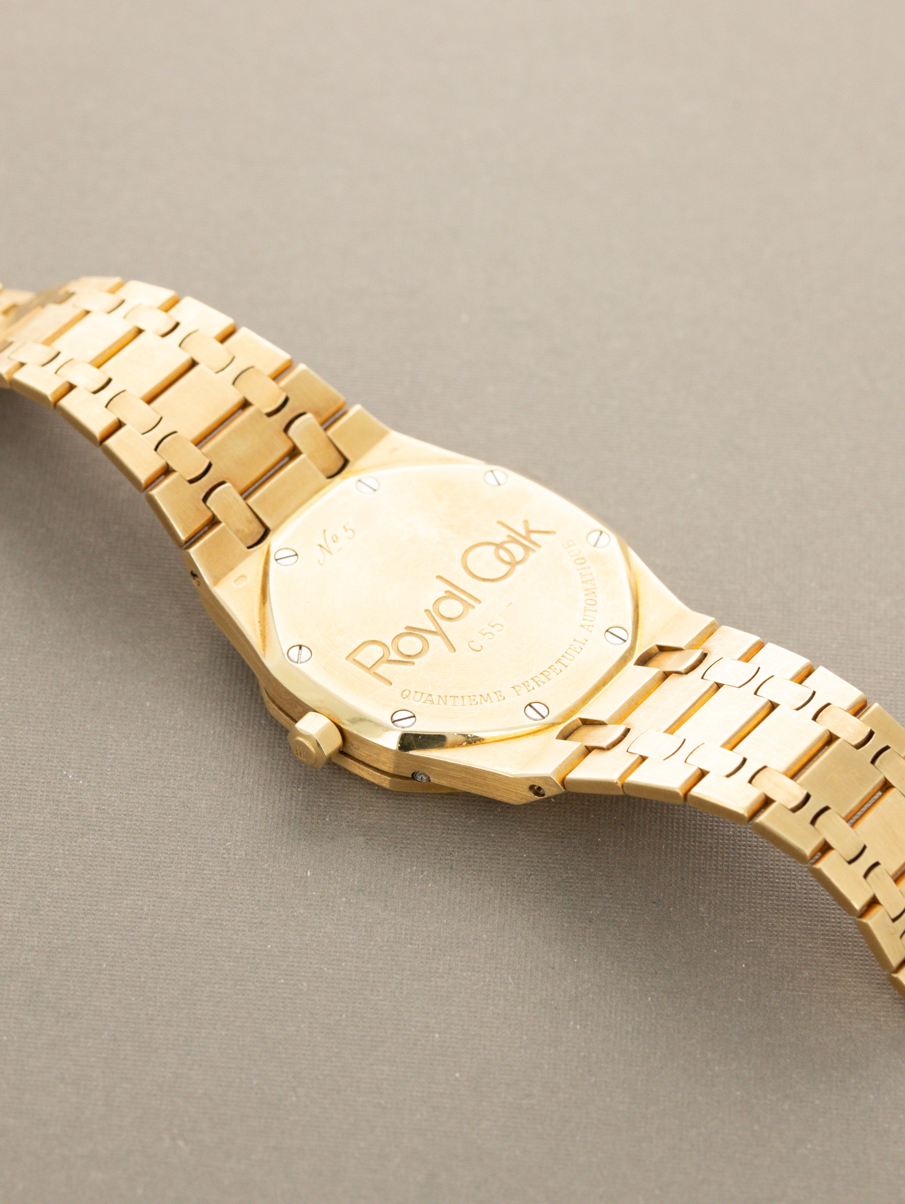 Audemars Piguet Royal Oak Perpetual Calendar Ref. 25654BA - Satin Champagne Dial Full Set