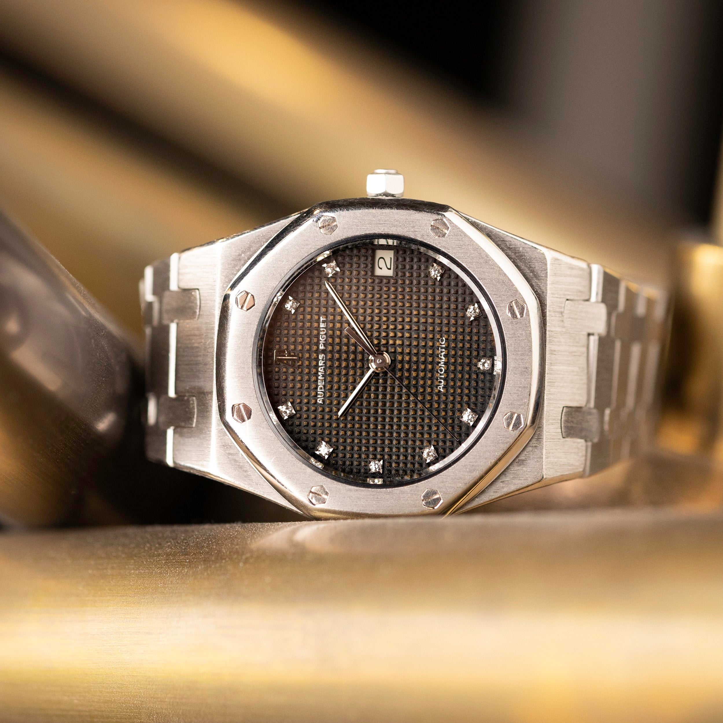 Audemars Piguet Royal Oak Ref 4100 BC White Gold Diamond Dial