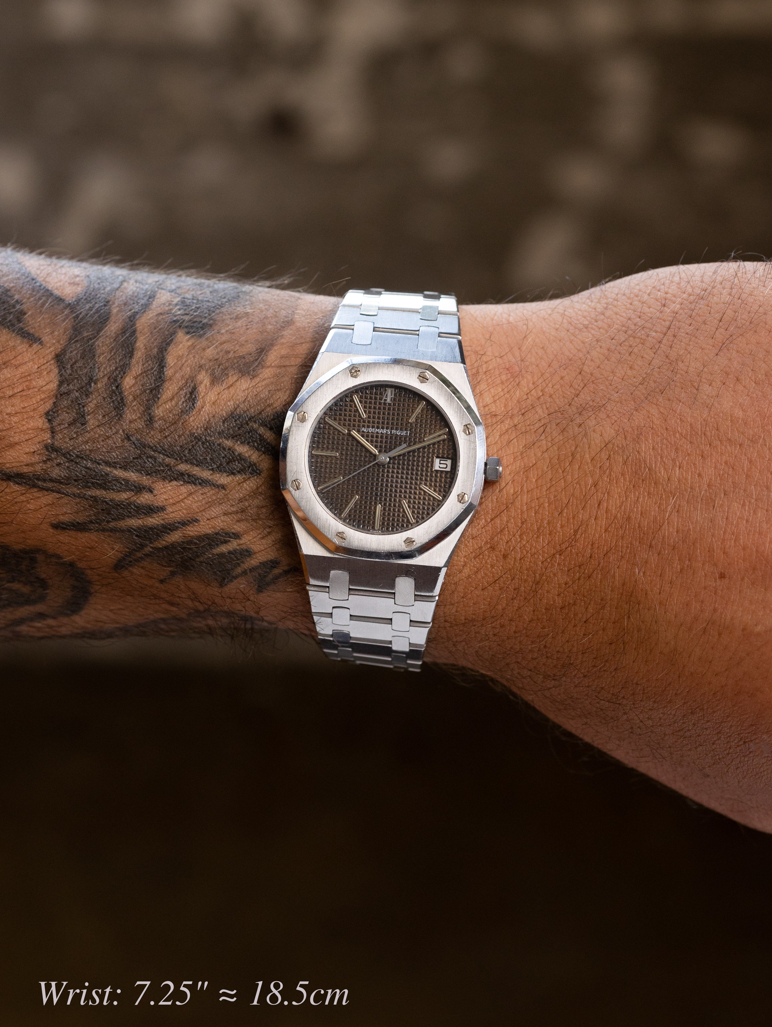 Audemars Piguet Royal Oak Ref. 56023ST - 'Jumbo Quartz' w/ 'Tropical' Dial Unpolished