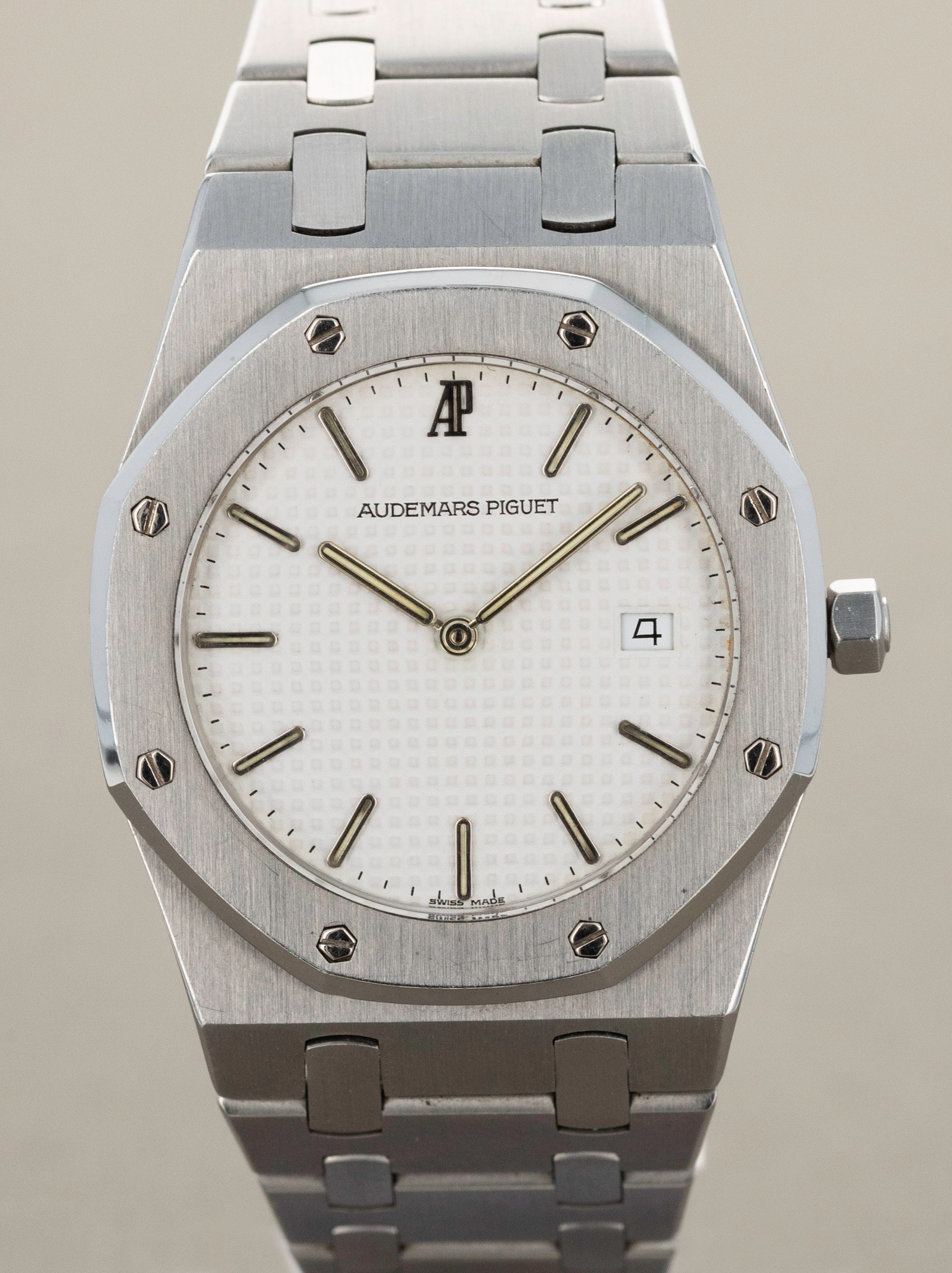 Audemars Piguet Royal Oak Ref. 56175ST White Dial Unpolished