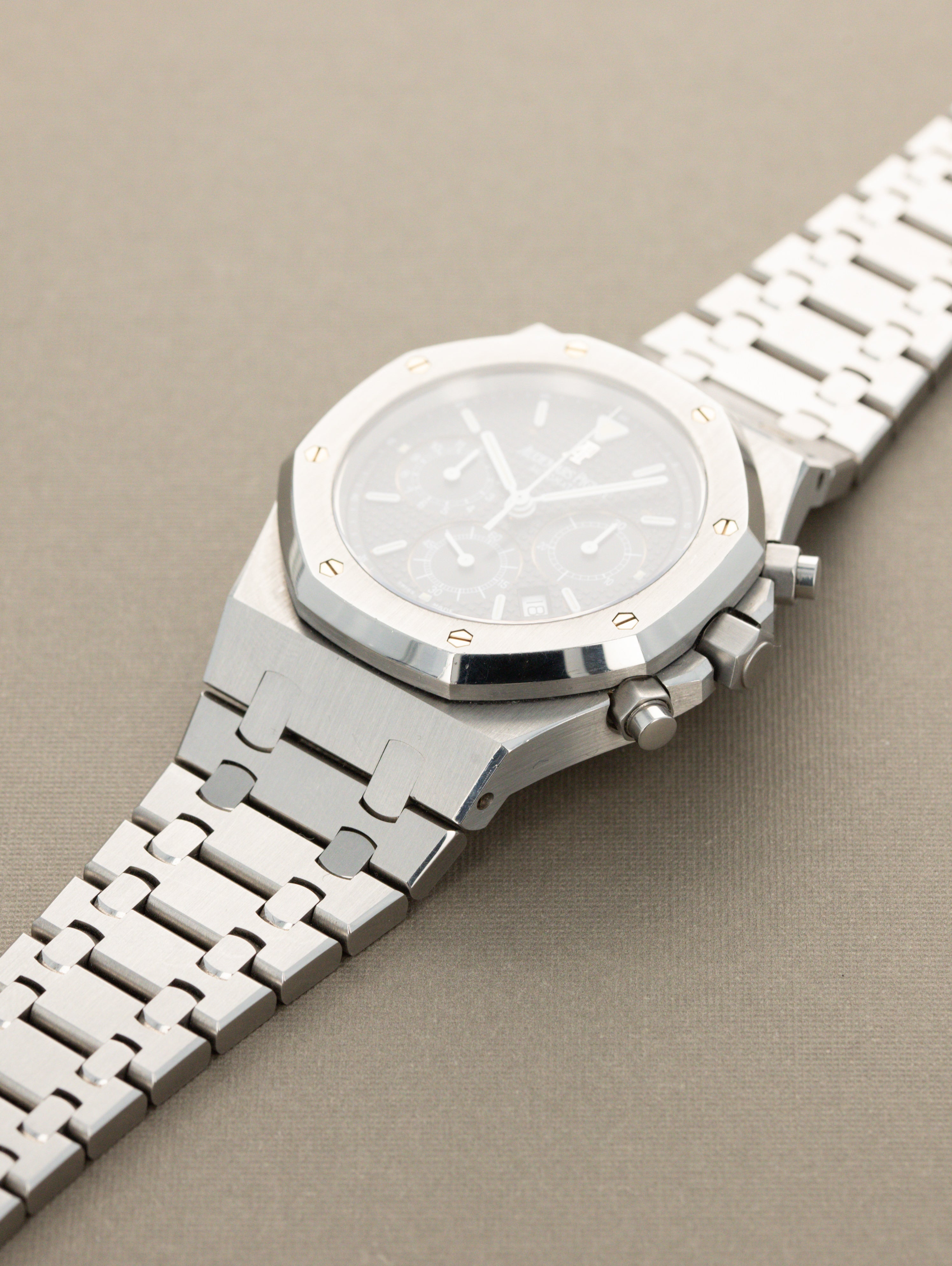 Audemars Piguet Royal Oak Chronograph Ref. 25860ST - 'Kasparov' Unpolished W/ Box & Papers