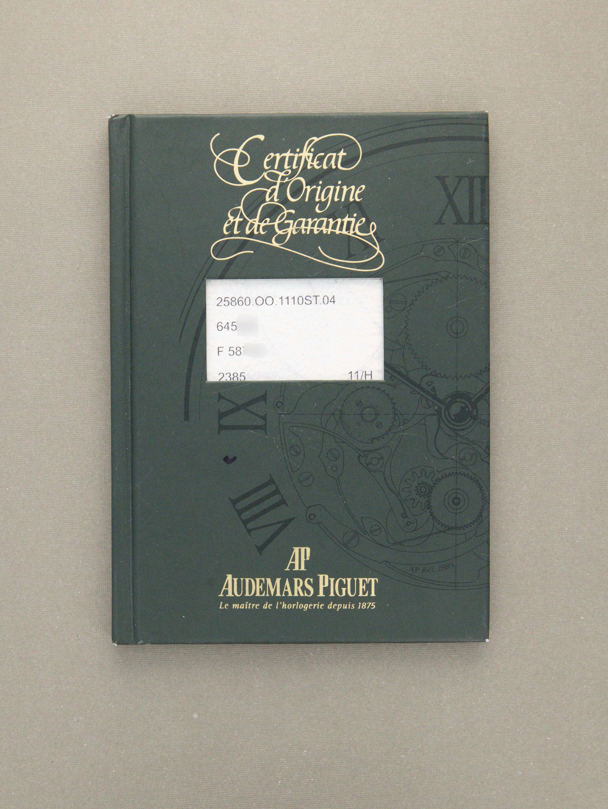 Audemars Piguet Royal Oak Chronograph Ref. 25860 ST - Gary Kasparov with Papers