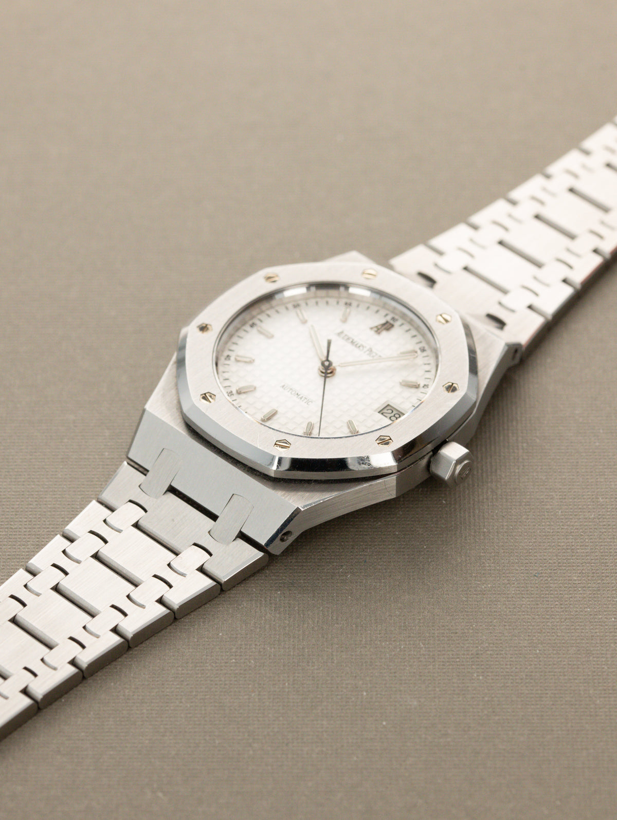 Audemars Piguet Royal Oak Ref. 15189ST - 'Pictet & Cie' Unpolished w/ Leather Strap