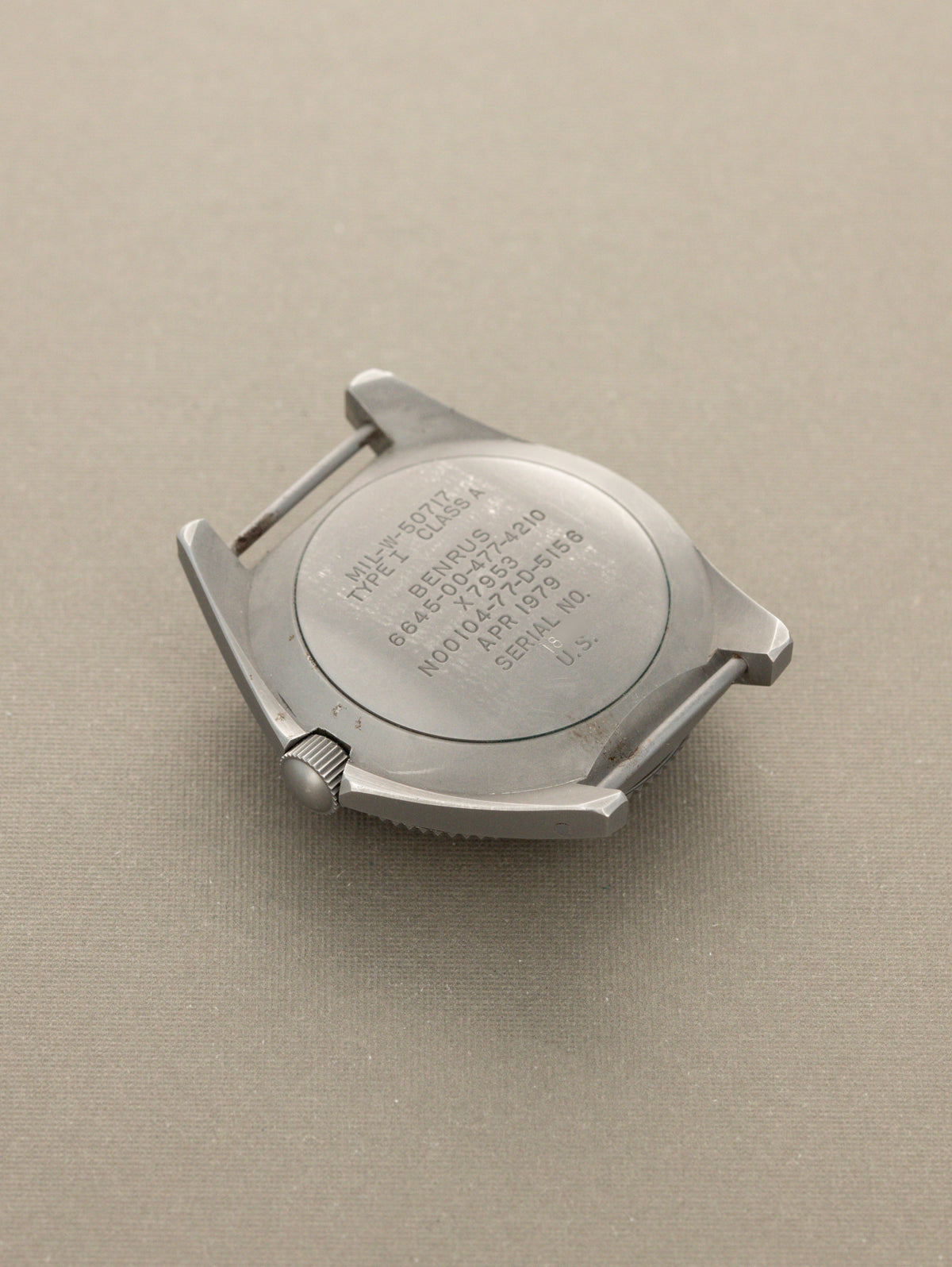 Benrus Type I Class A - Matte Black 'Sterile' Dial Military-Issued