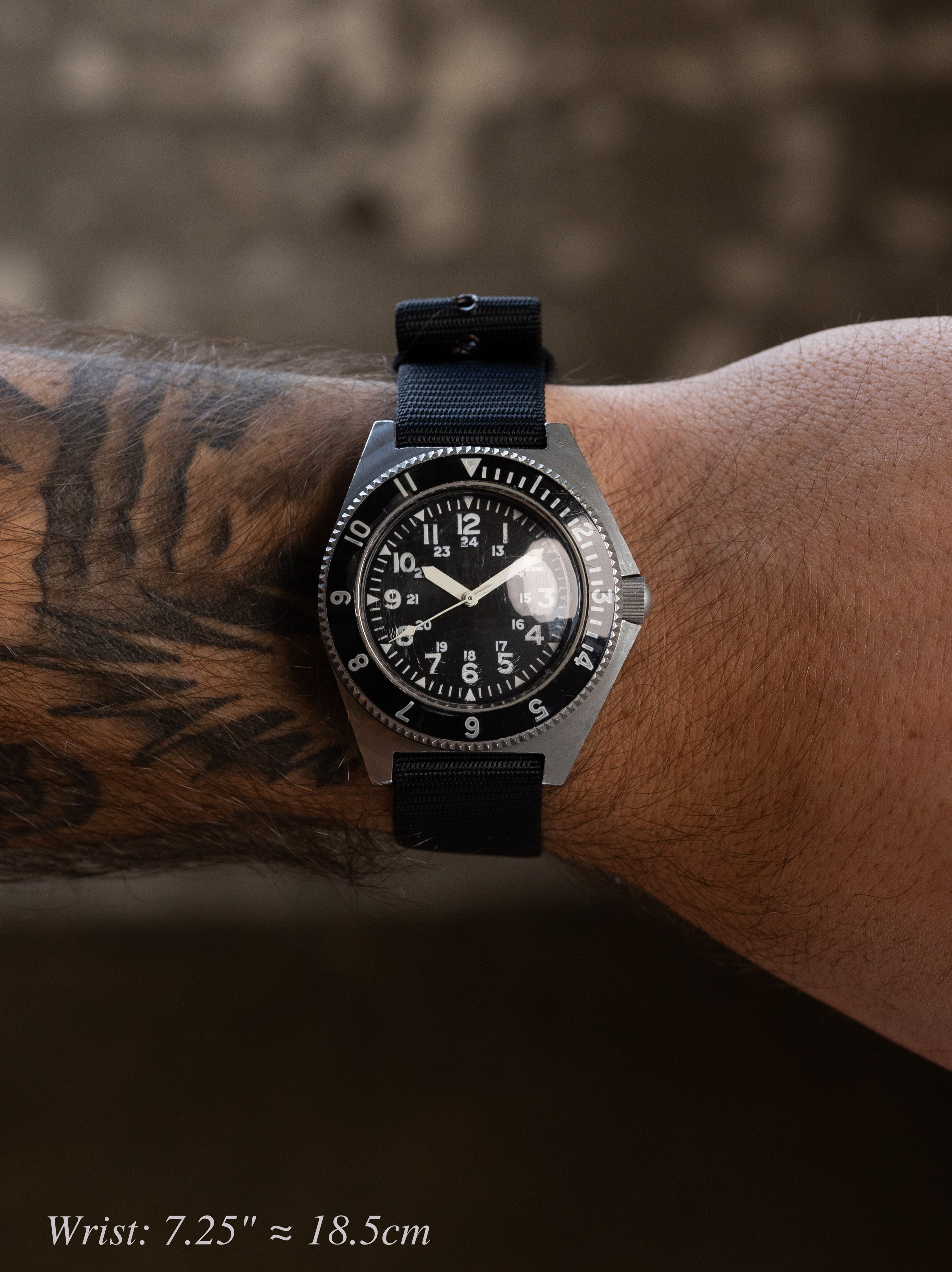 Benrus Type II Class B - Non-Luminous 'Sterile' Dial