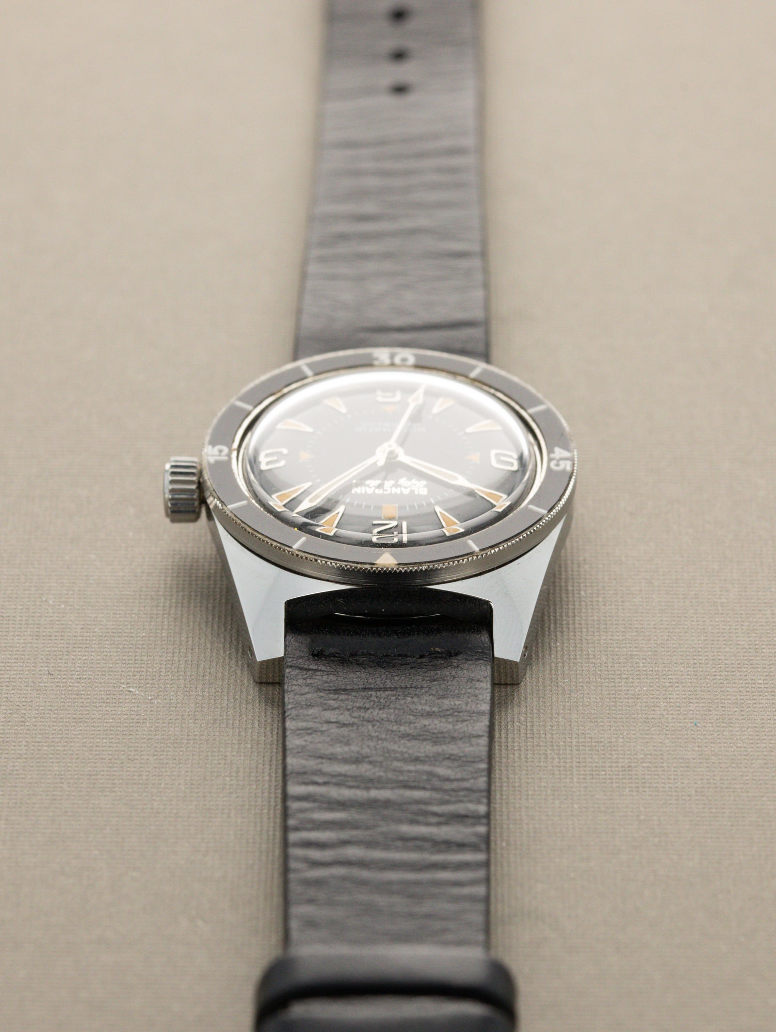 Blancpain Fifty-Fathoms 'Mid size' - Gloss Black Dial Unpolished W/ Documentation